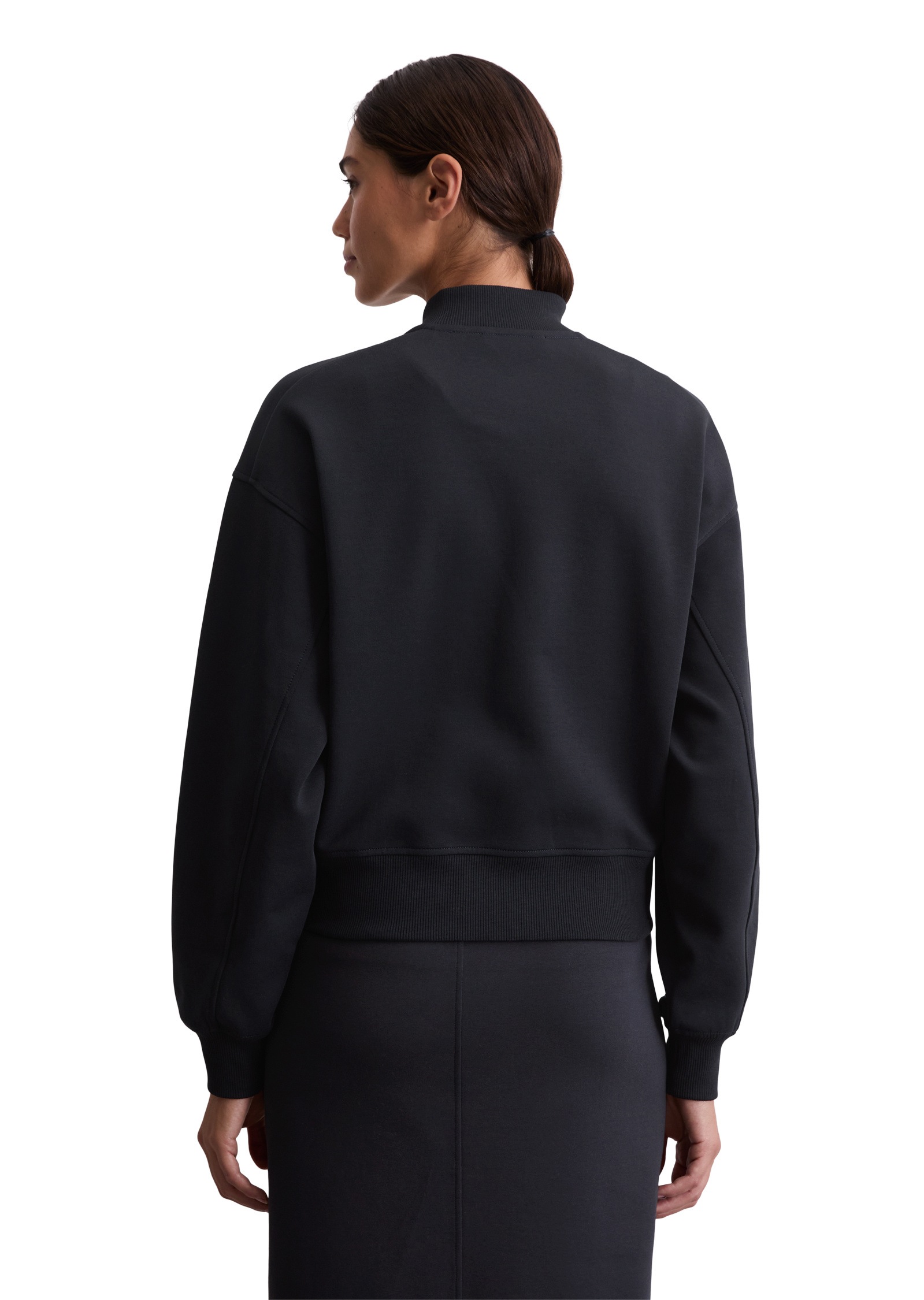 Thumbnail - Marc OPolo Sweatjacke "aus Interlock-Jersey"