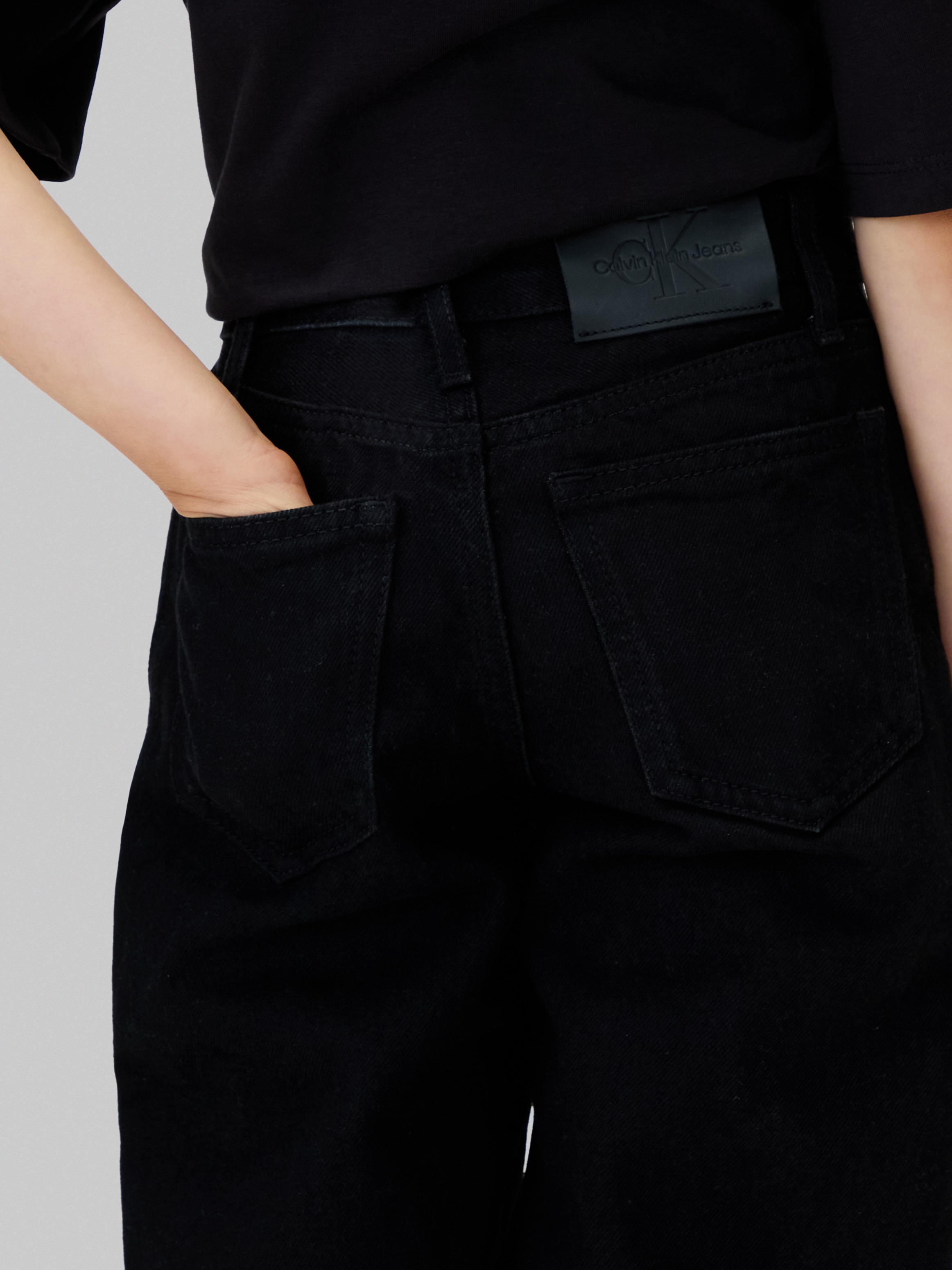 Thumbnail - Calvin Klein Jeans Weite Jeans "HR WIDE LEG" für Kinder bis 16 Jahre, hoher Bund