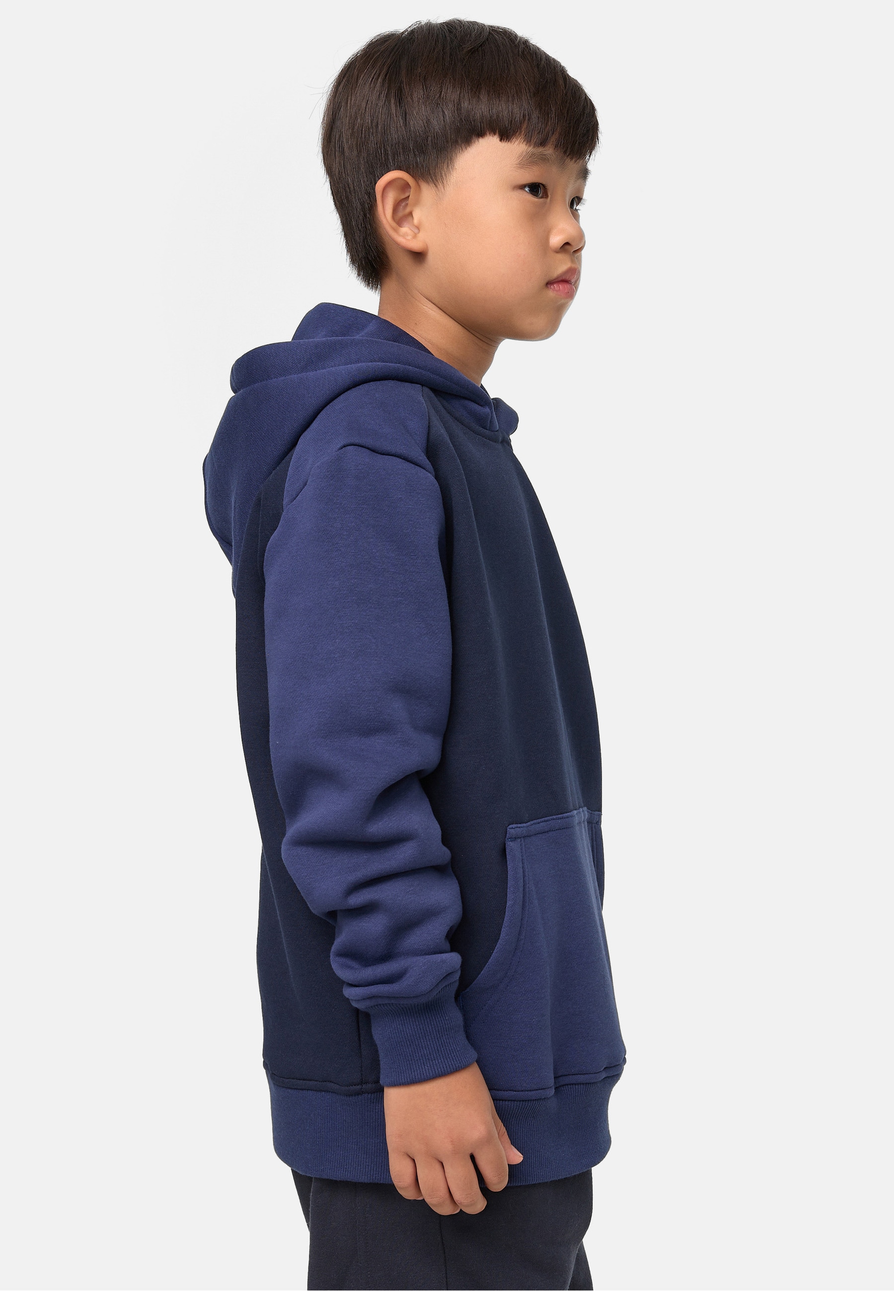 URBAN CLASSICS Kapuzenpullover »Urban Classics Herren Boys 2-Tone Fake Raglan Hoody« 1 Stk.