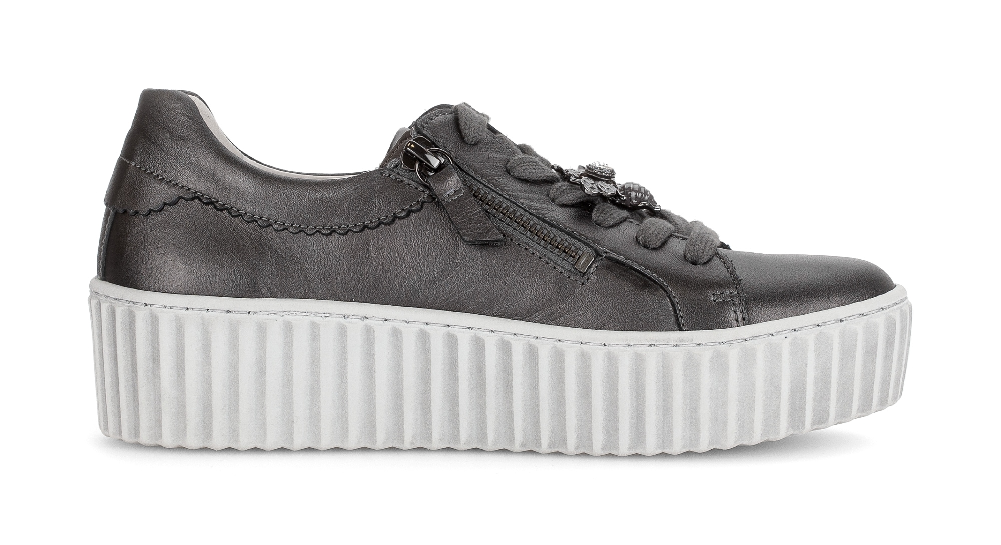 Gabor Plateausneaker, Freizeitschuh, Halbschuh, Schnürschuh mit Best Fitting-Ausstattung