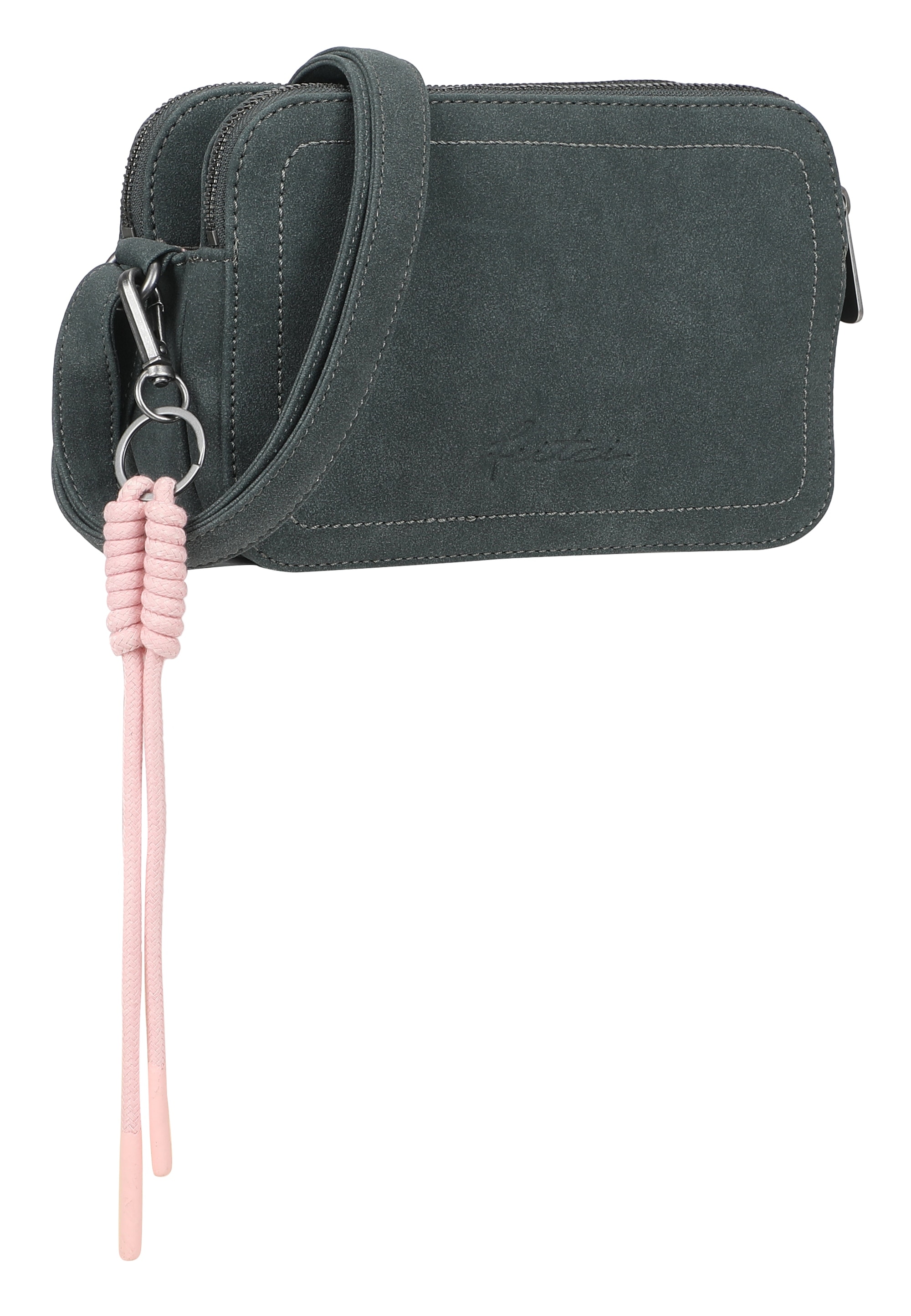 Fritzi aus Preußen Schultertasche »Jony Suede Jacky«, mit angerauter Materialoberfläche
