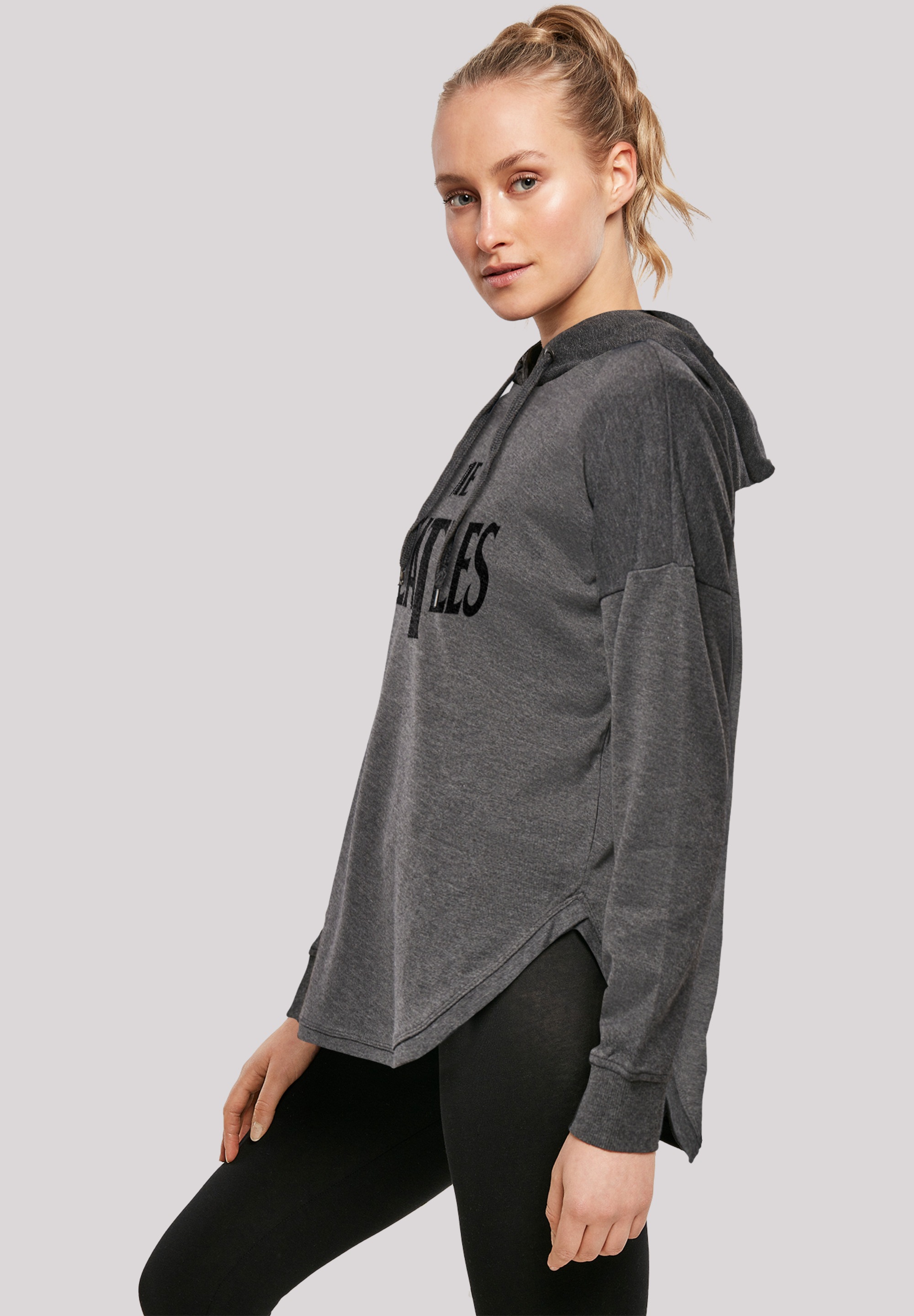 F4NT4STIC Kapuzenpullover »The Beatles Band Drop T Logo Black«, Print