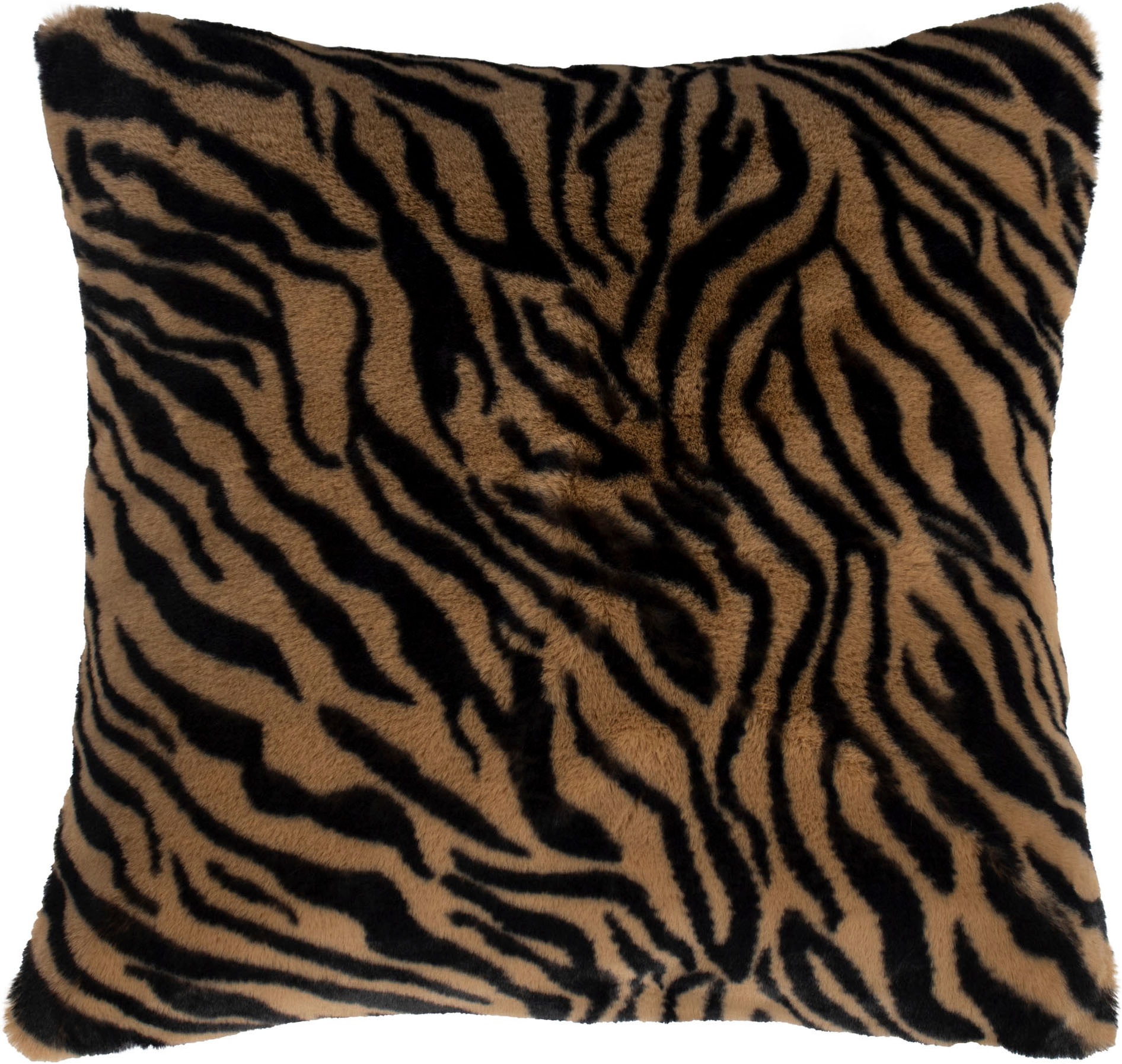 ZOEPPRITZ1828 Dekokissen "Reborn Tiger" luxeriöse Kunstfell Kissenhülle