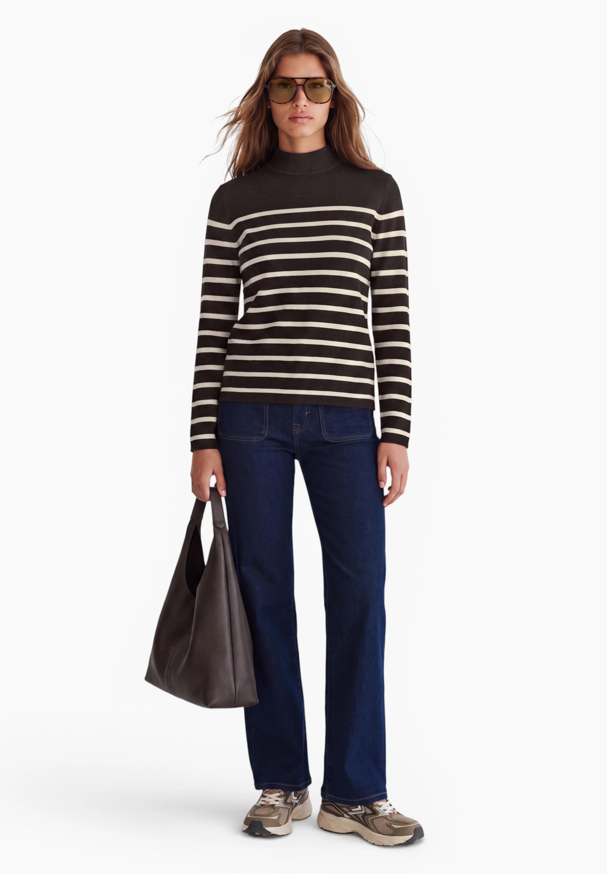 STREET ONE STUDIO Streifenpullover mit Streifen