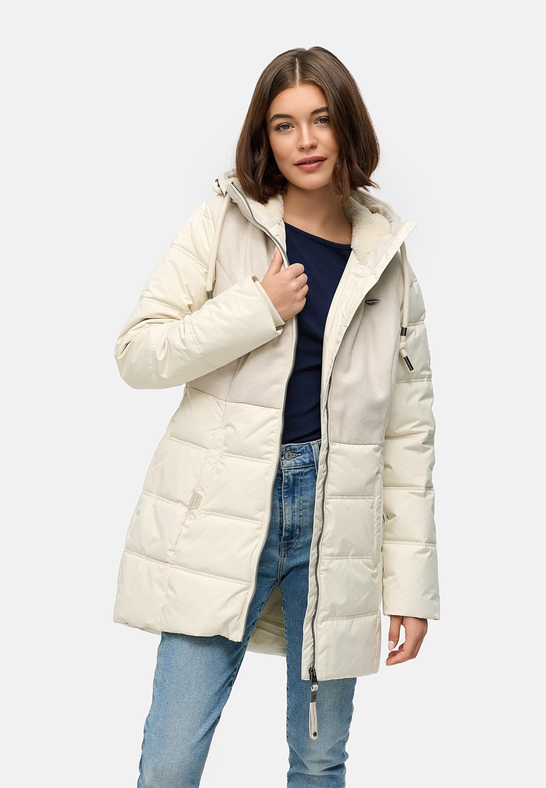 Ragwear Winterjacke »Ashani Block Intl.«, mit Kapuze, stylischer Winterparka mit gefütterter Kapuze