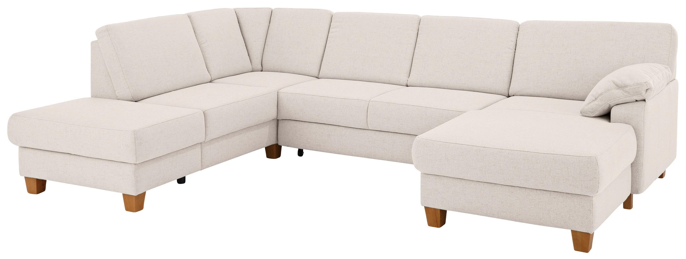 Home affaire Wohnlandschaft "Belfort U-Form" mit Federkern, wahlweise mit B günstig online kaufen