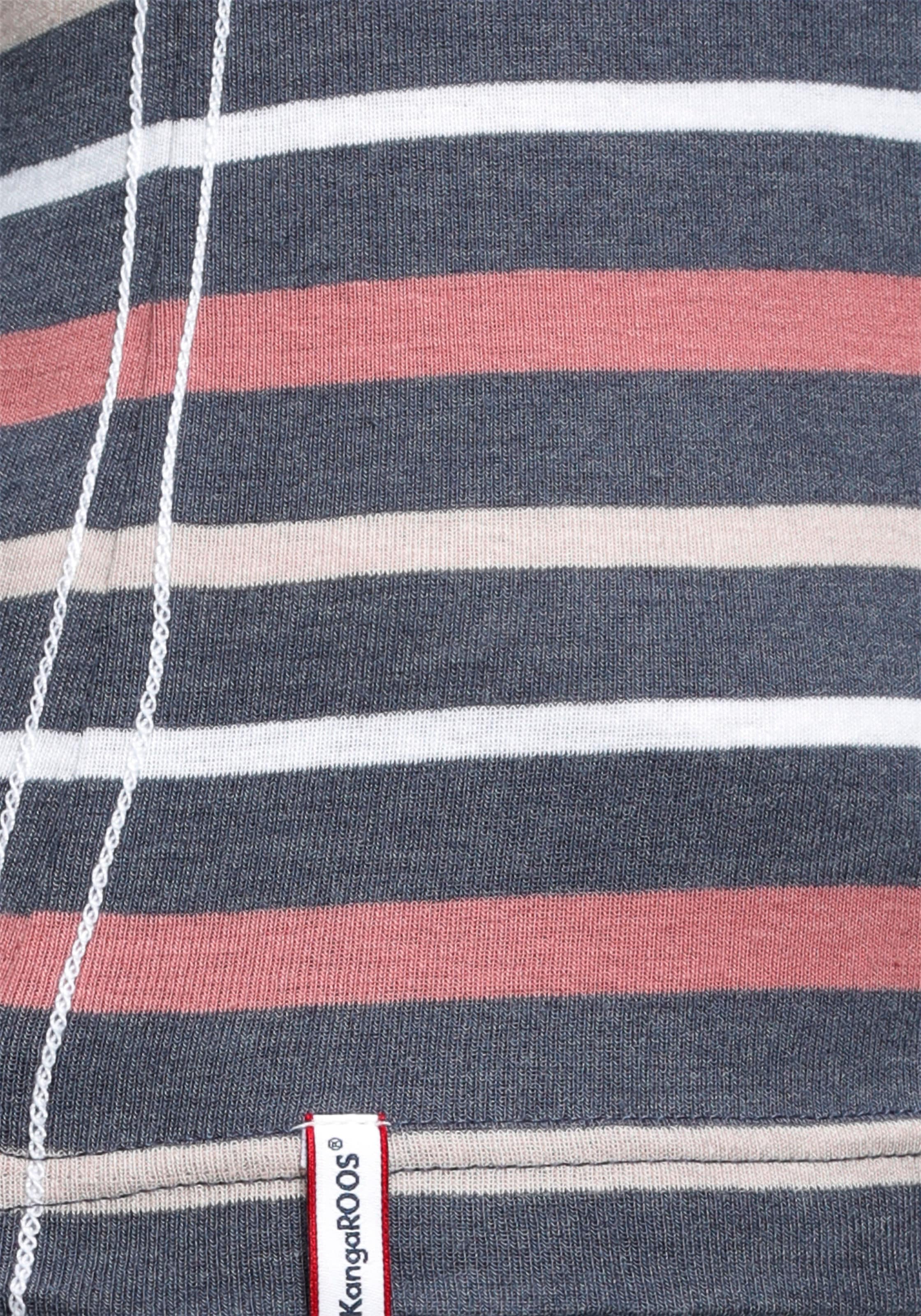 KangaROOS T-Shirt, kurzärmelig, sehr figurbetont, aus Baumwolle und Polyester