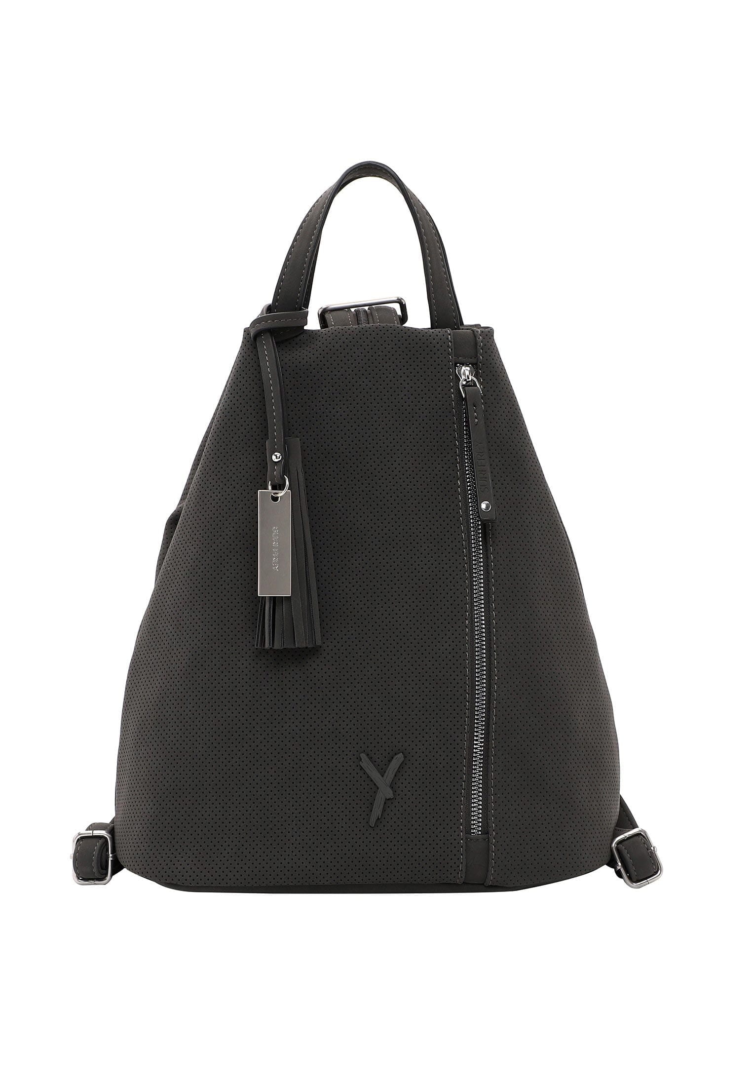 SURI FREY Rucksack "Rucksack SFY Romy", grau, Obermaterial: 60% Polyurethan PU. 40% Polyester PES., Rucksäcke