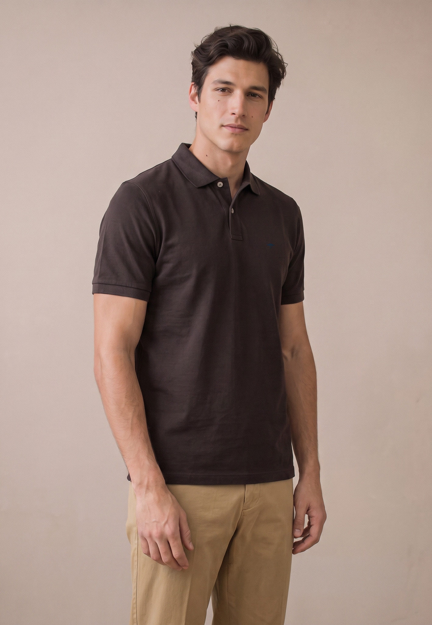 FYNCH-HATTON Poloshirt mit Logo-Stickerei