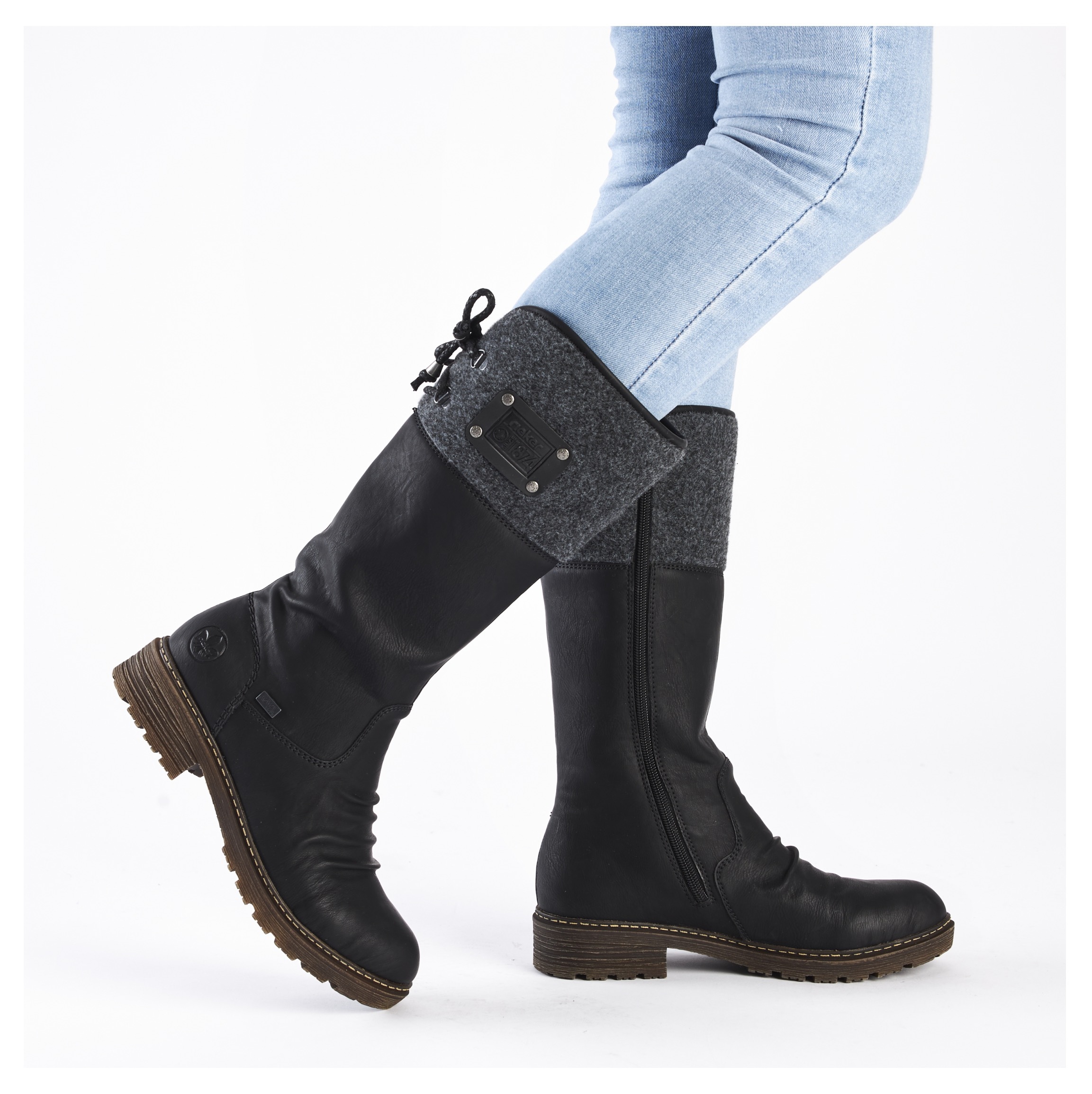 Rieker Winterstiefel, Langschaftstiefel mit wasserabweisender riekerTEX-Membran