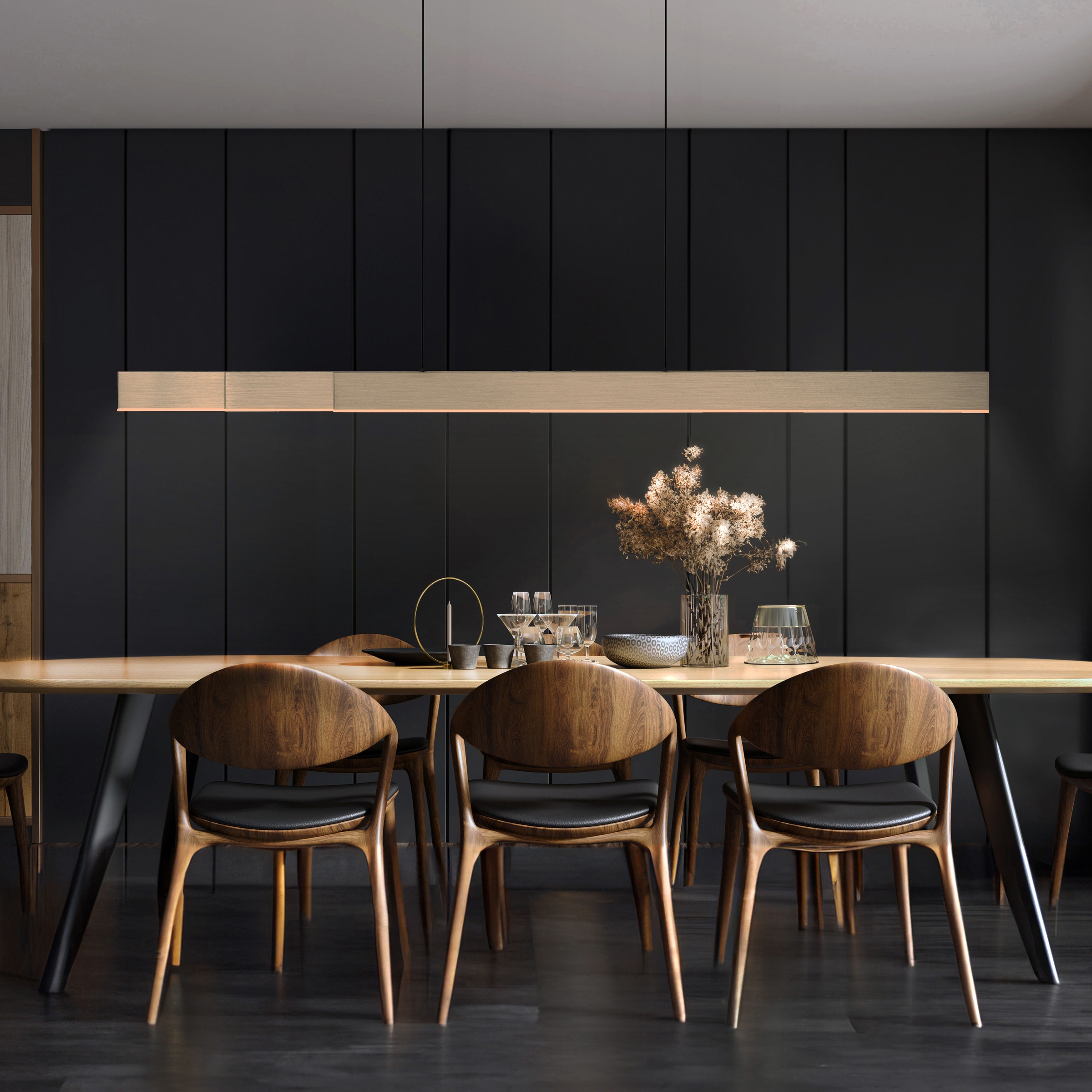 Neuhaus PURE LED Pendelleuchte »PURE Moto-Rise« LED-Board 1 Stk. warmweiß - kaltweiß e-LIFT® Funktion, e-SLIDE® Funktion, Fernbedienung