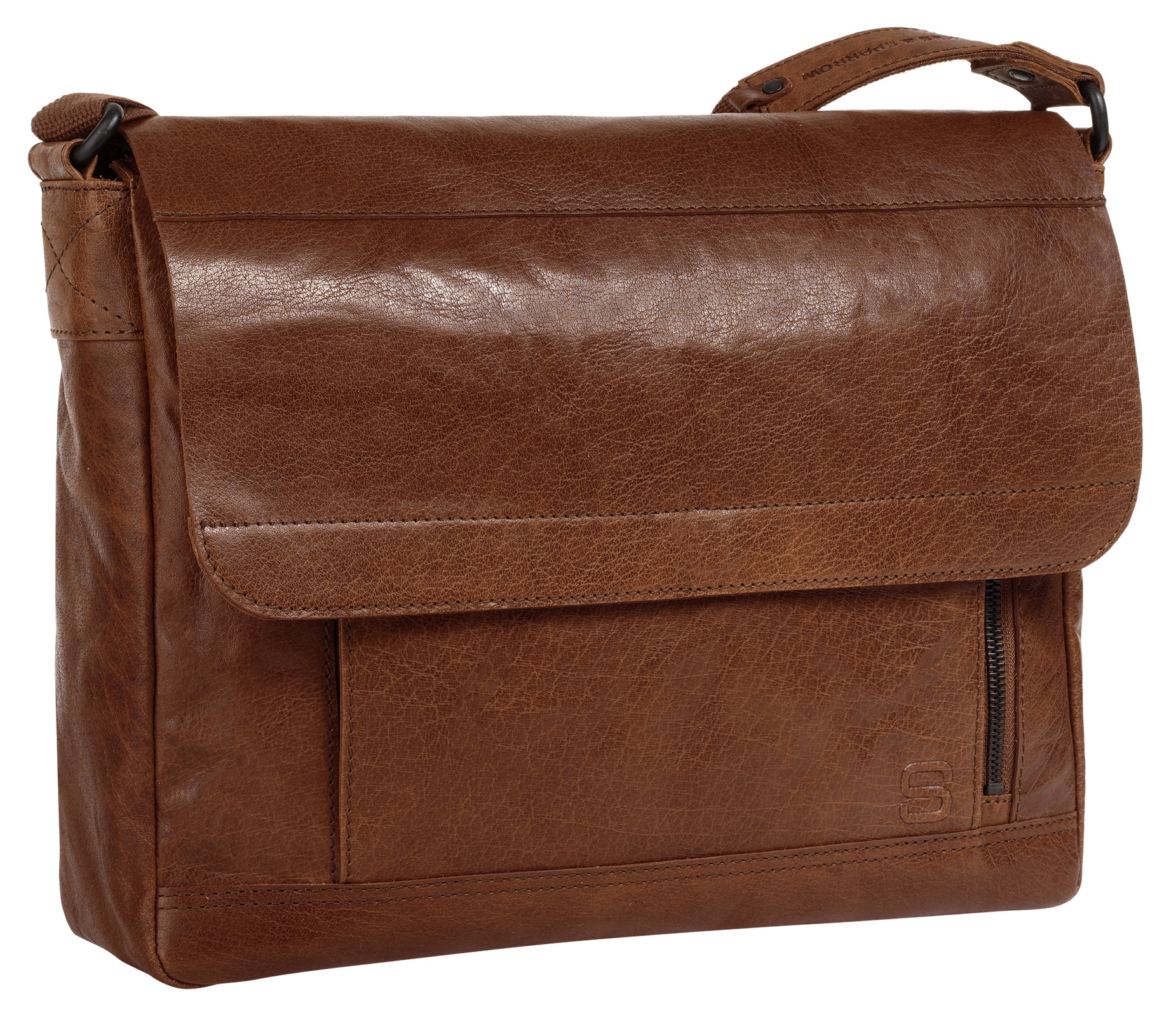 Spikes & Sparrow Messenger Bag echt Leder günstig online kaufen