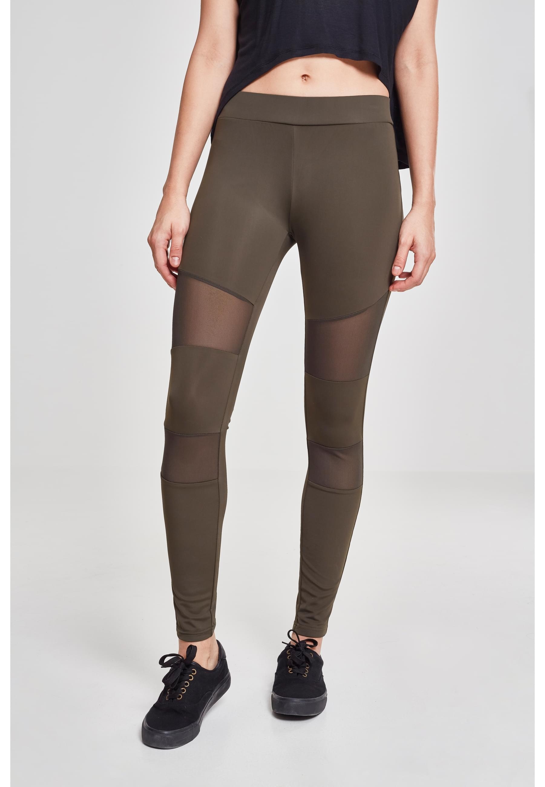 URBAN CLASSICS Leggings »Urban Classics Damen Ladies Tech Mesh Leggings«, (1 tlg.)