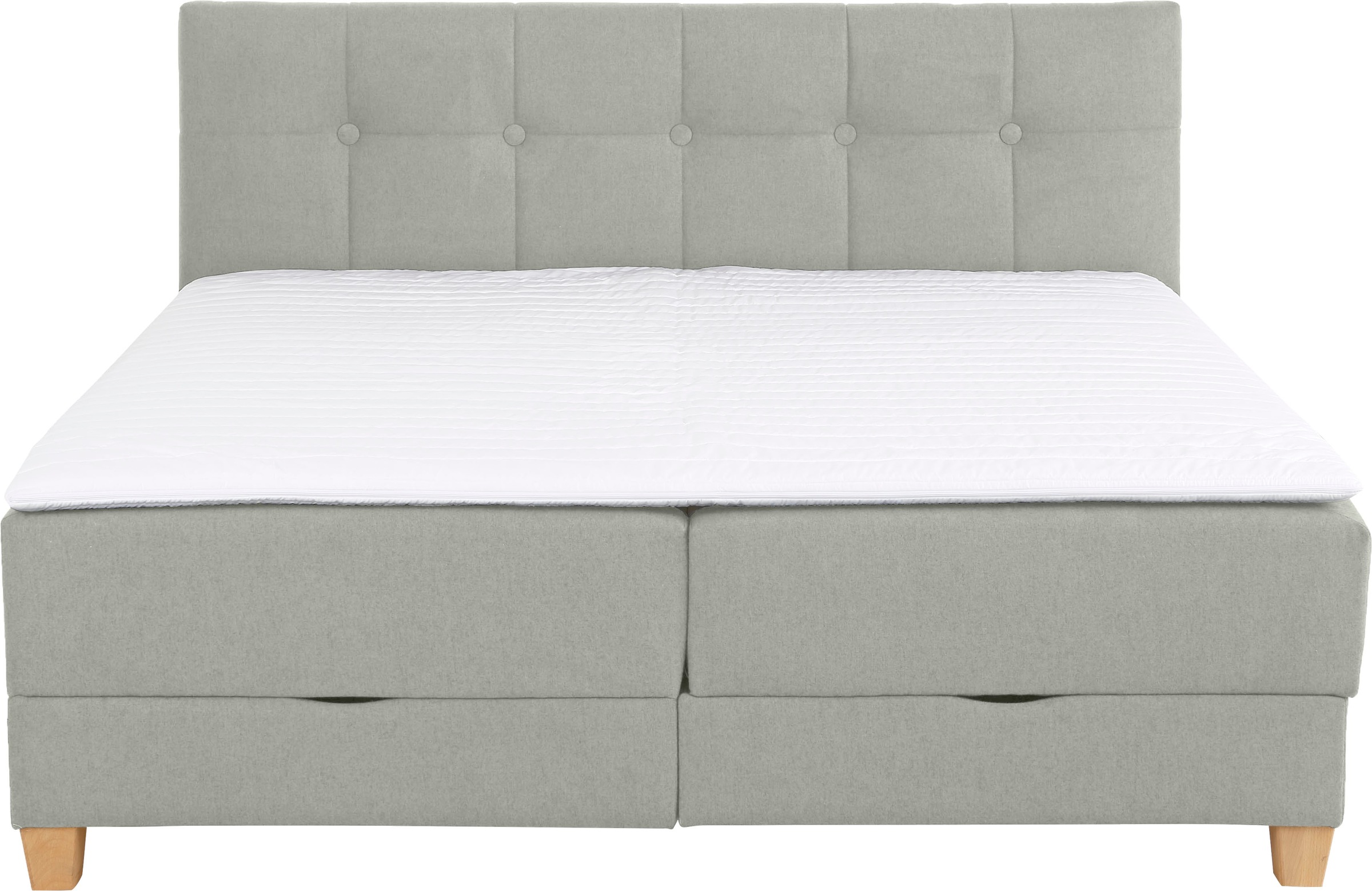Home Affaire Lonrai Box Spring Bed Taupe 208x207cm 3