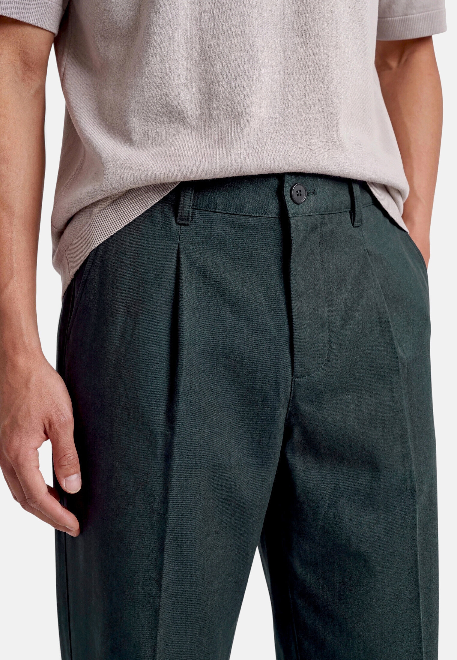 Zero Stoffhose »Herren mit Eingrifftaschen«  Plain/ ohne Details