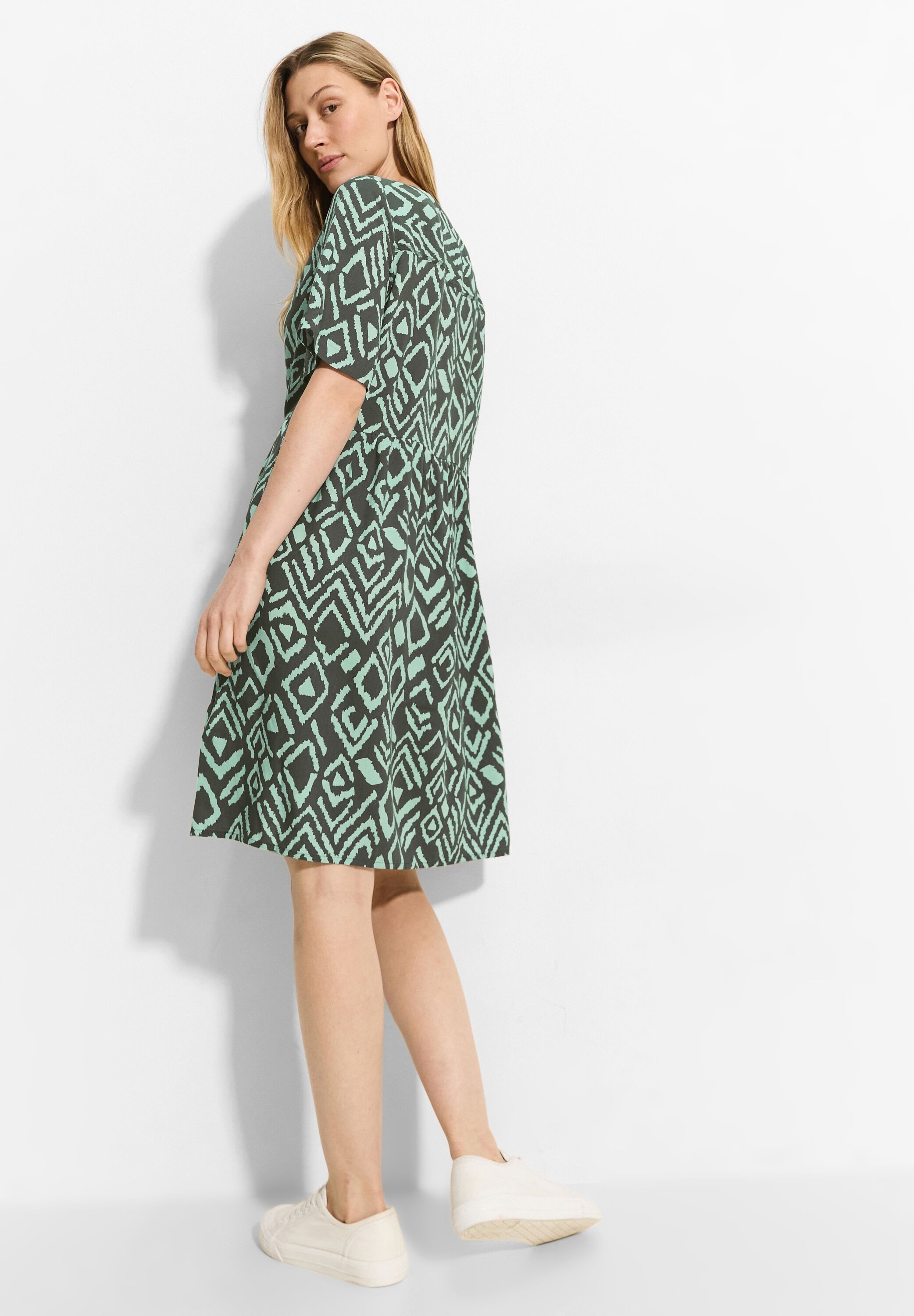 Cecil Sommerkleid Ohne Taschen aus Viskose günstig online kaufen