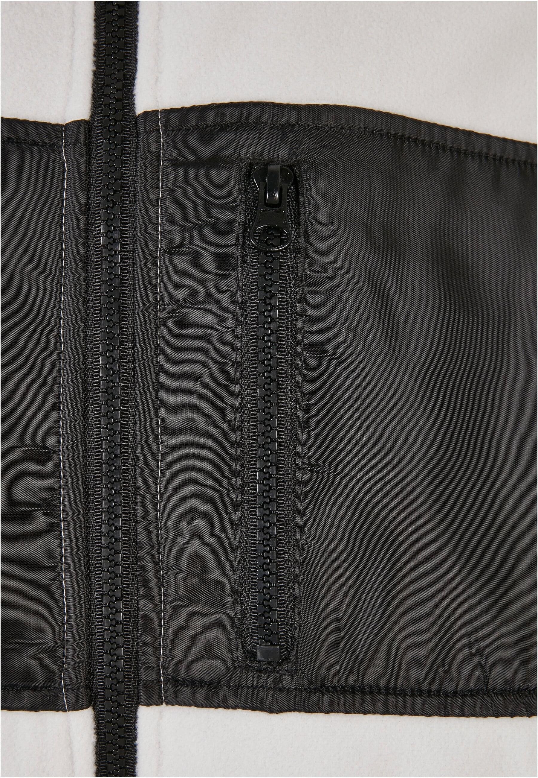 URBAN CLASSICS Fleecejacke »Urban Classics Herren Patched Micro Fleece Jacket«, (1 St.), ohne Kapuze