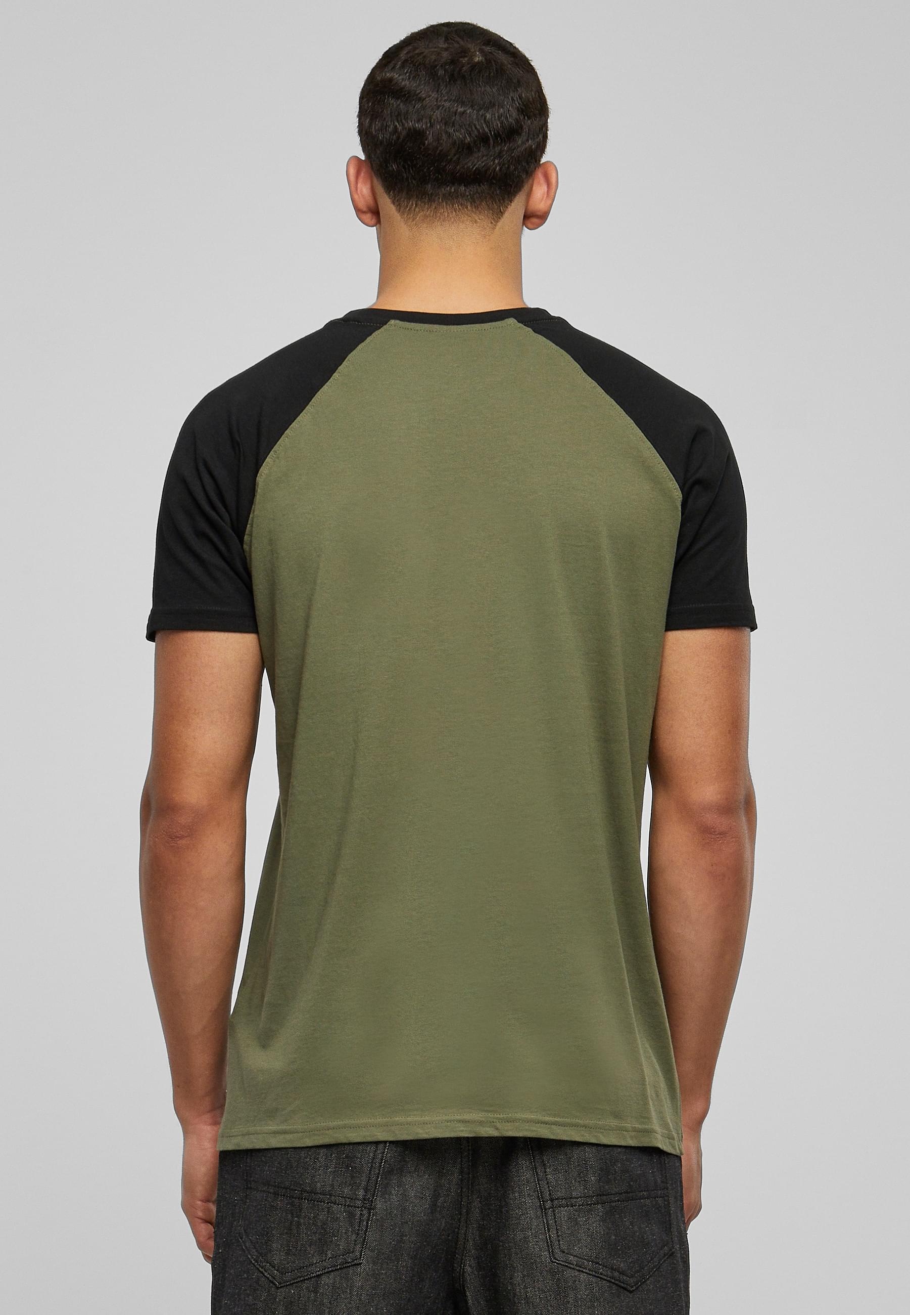 URBAN CLASSICS T-Shirt »Urban Classics Herren Raglan Contrast Tee«, (1 tlg.)