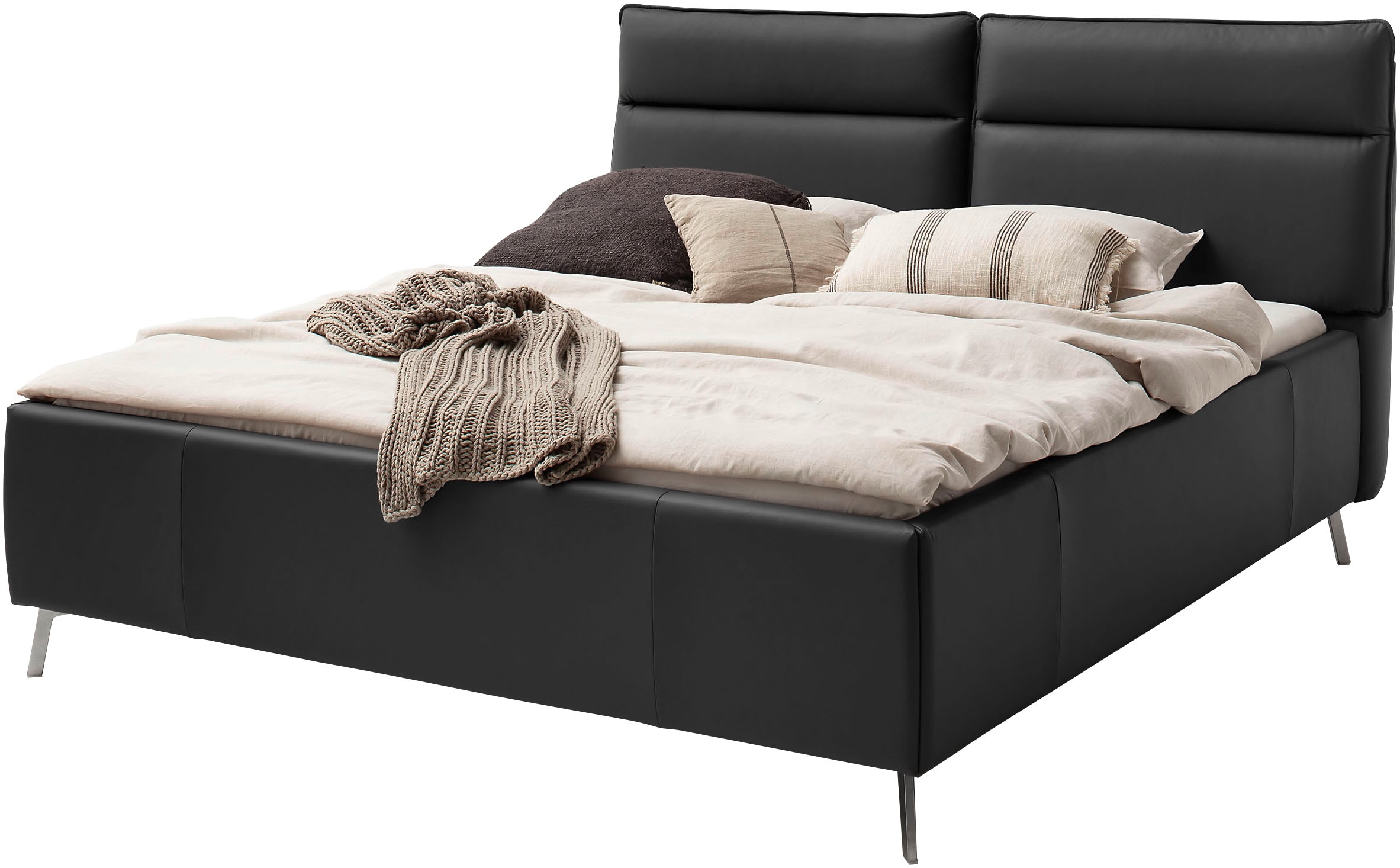 Home affaire Polsterbett "Cozy Town, Kopfteilverstellung, wahweise Überläng günstig online kaufen