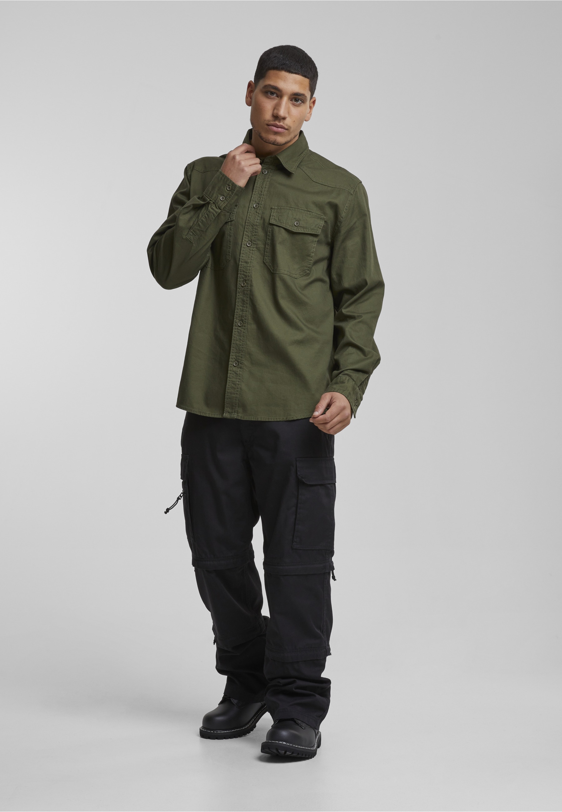 Brandit Langarmshirt »Brandit Herren Flanellshirt« 1 Stk.