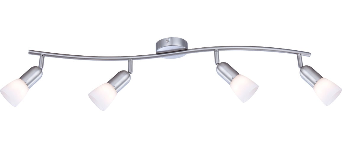 GLOBO LIGHTING Deckenstrahler »CATHY« E14 1 Stk. Deckenstrahler/Glas weiß/Flur/Wohnzimmer