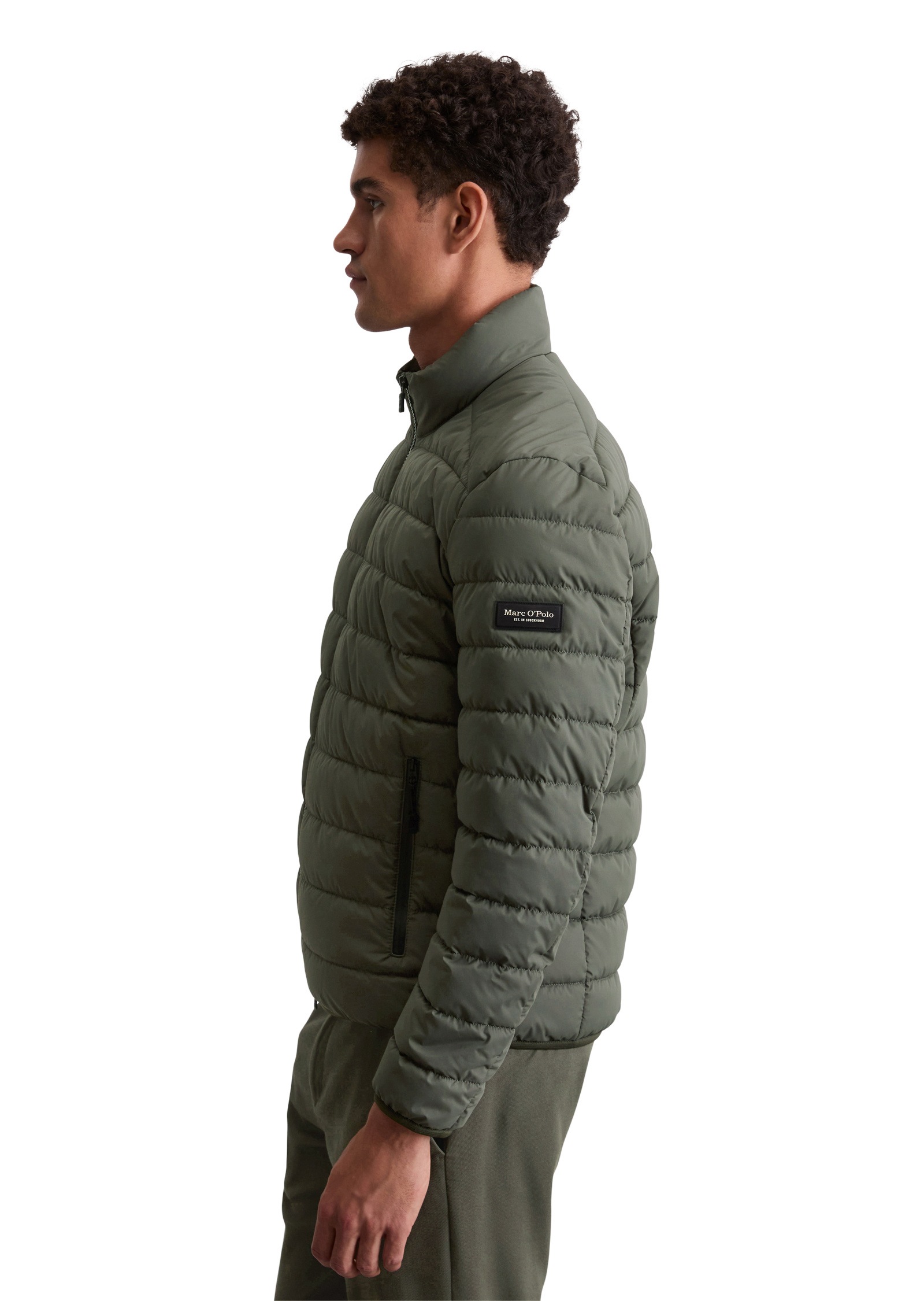 Marc O'Polo Outdoorjacke »aus recyceltem Performance-Polyester«, ohne Kapuze