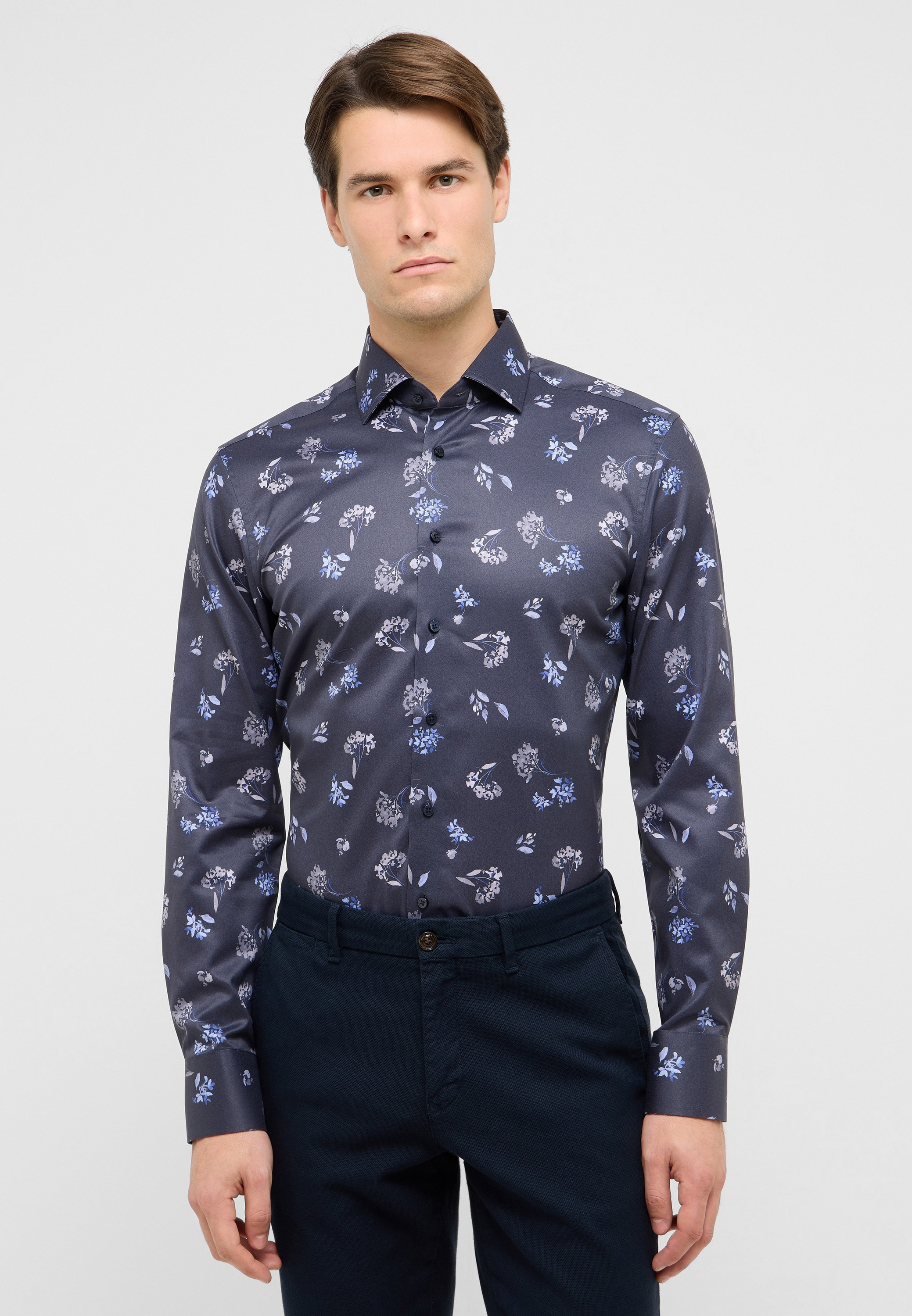 Eterna Langarmhemd "SLIM FIT" NON IRON (bügelfrei) günstig online kaufen