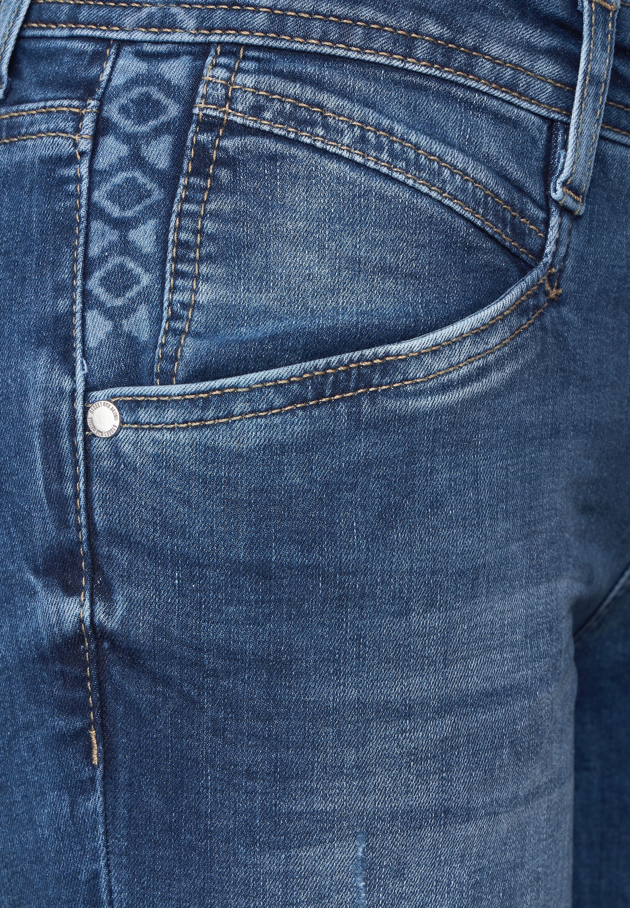 STREET ONE Comfort-fit-Jeans, aus Baumwolle mit Stretchanteil