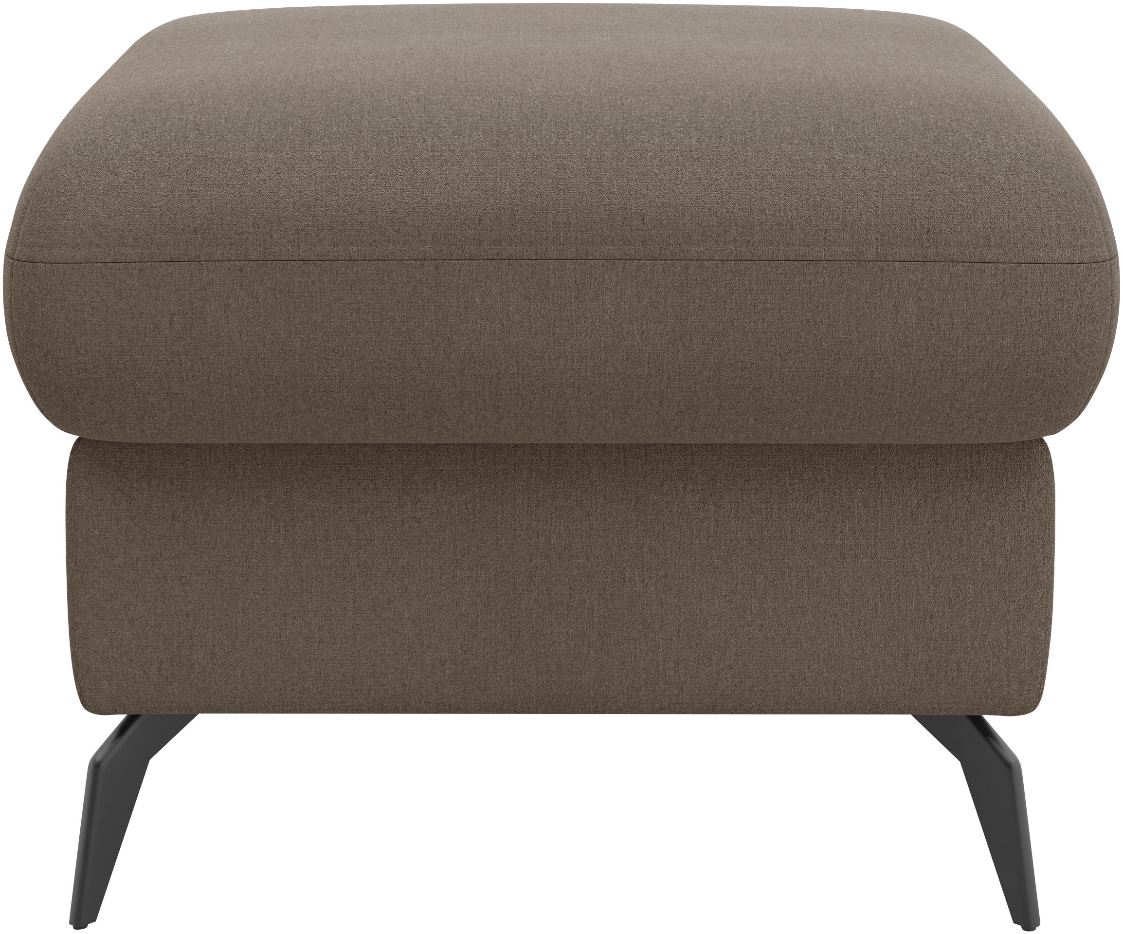 Thumbnail - Home affaire Polsterhocker "Rochelle" 1 Stk. tlg. moderne 15 cm Metallfüße