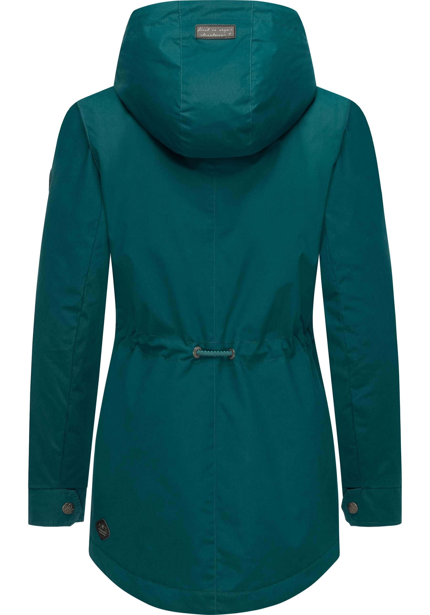 Ragwear Winterjacke »Monadis Black Label«, mit Kapuze, stylischer Winterparka für die kalte Jahreszeit