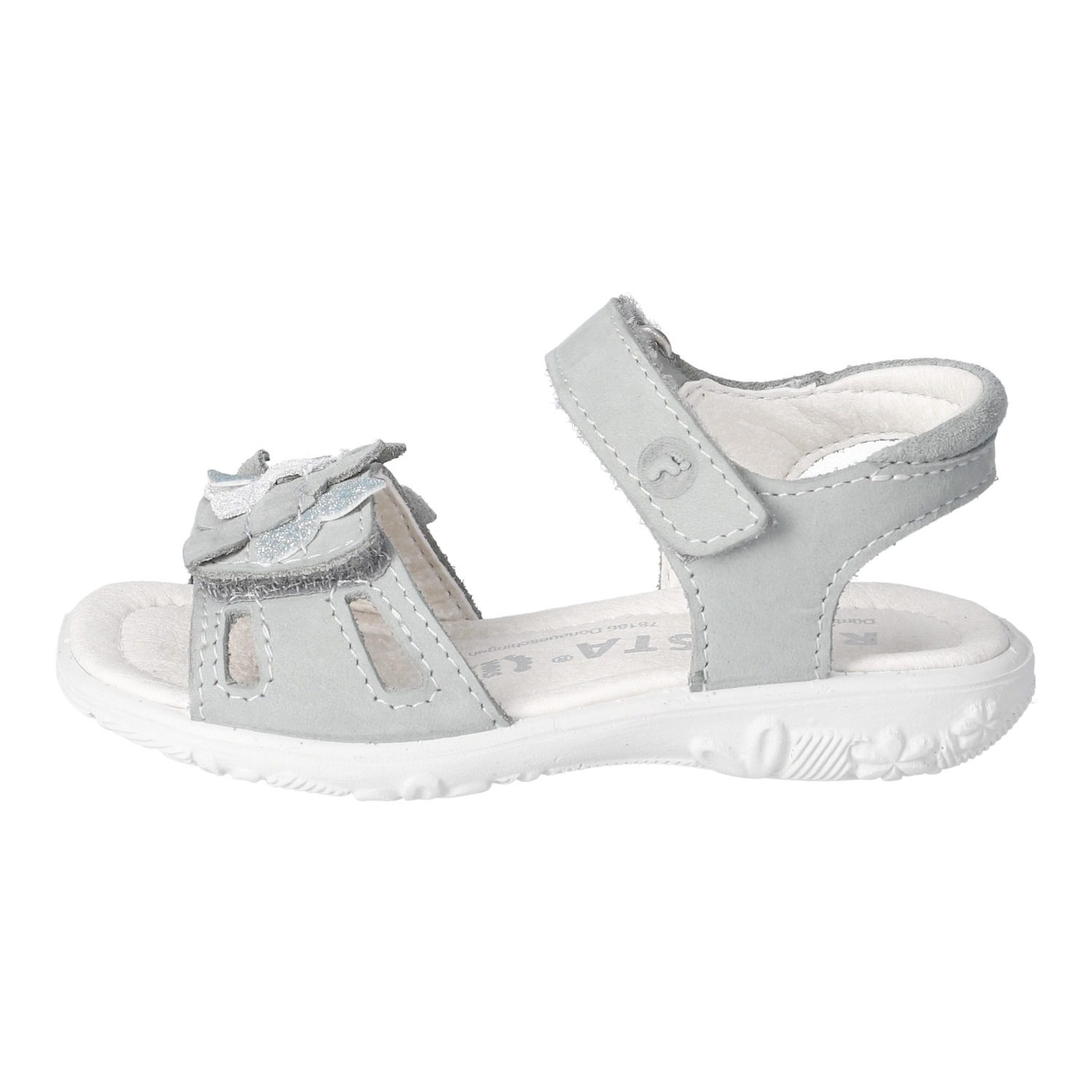 Ricosta Sandale »Mirella«  Klettschuh mit Verzierung, Größenschablone zum Download