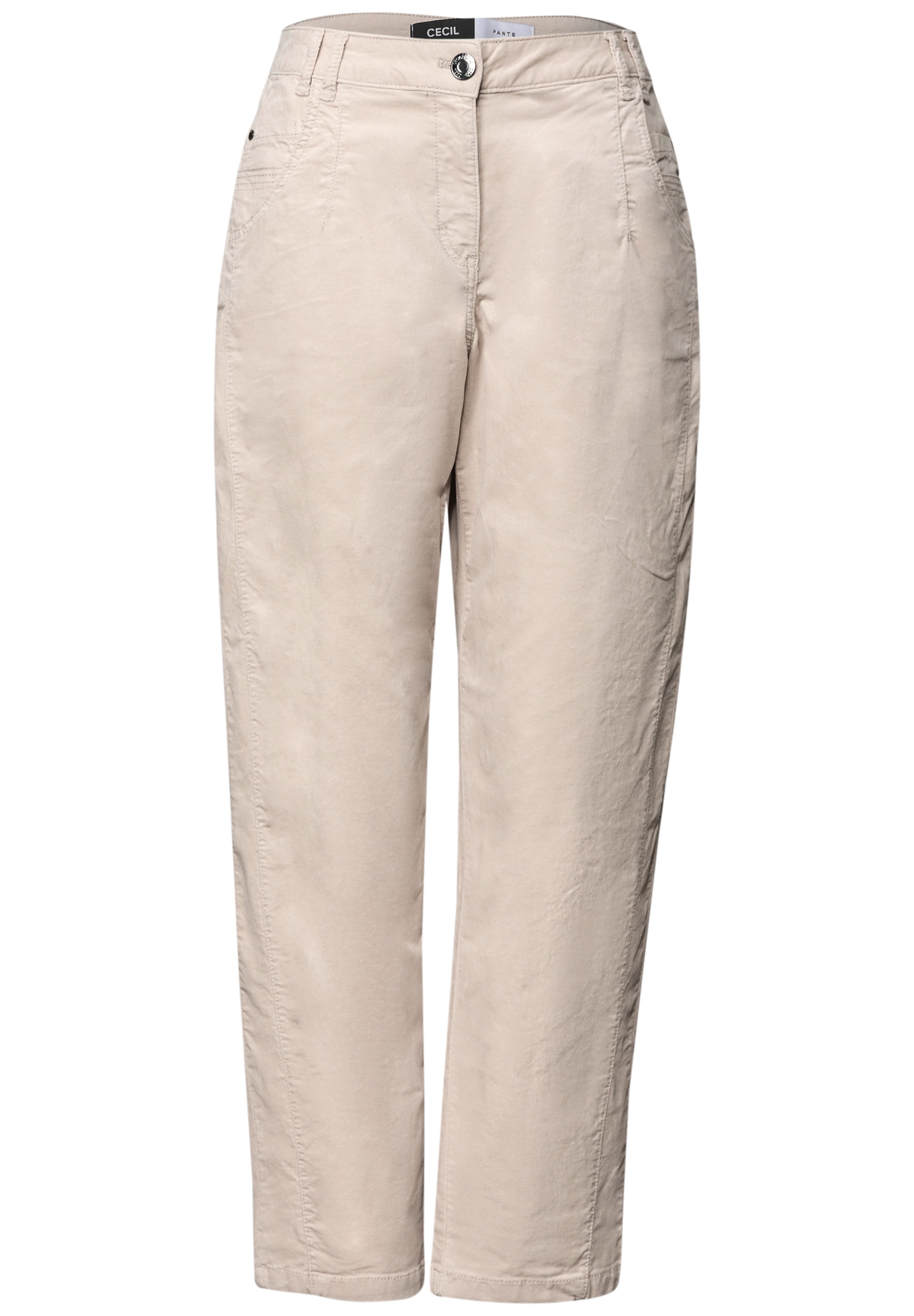 Cecil Stoffhose »Style Scarlett«  Mid Waist Barrel Leg Hose im Casual Fit / Stretch