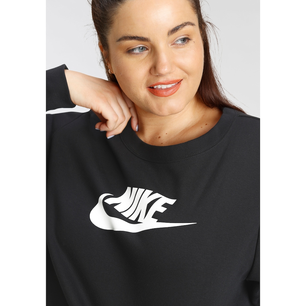 Nike Sportswear Sweatshirt »W NSW CLUB FLC GX STD CREW PL«
