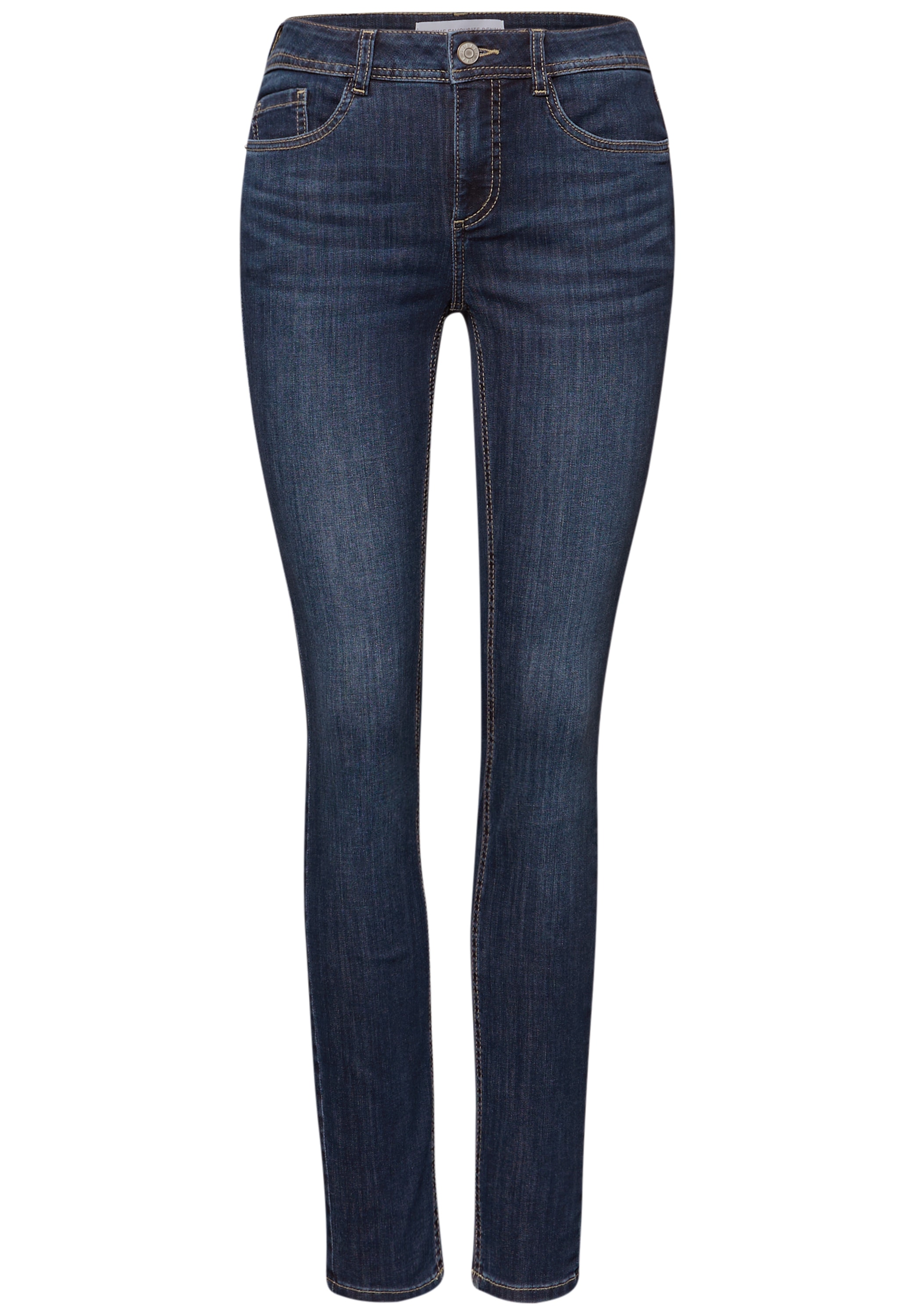 STREET ONE Slim-fit-Jeans Middle Waist