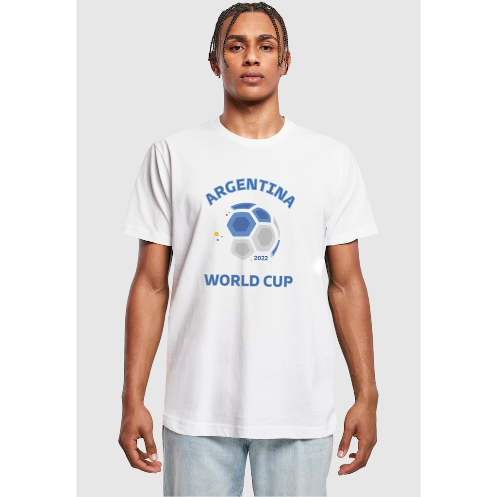 Merchcode T-Shirt »Merchcode Herren Argentina World Cup T-Shirt Round Neck«, (1 tlg.)