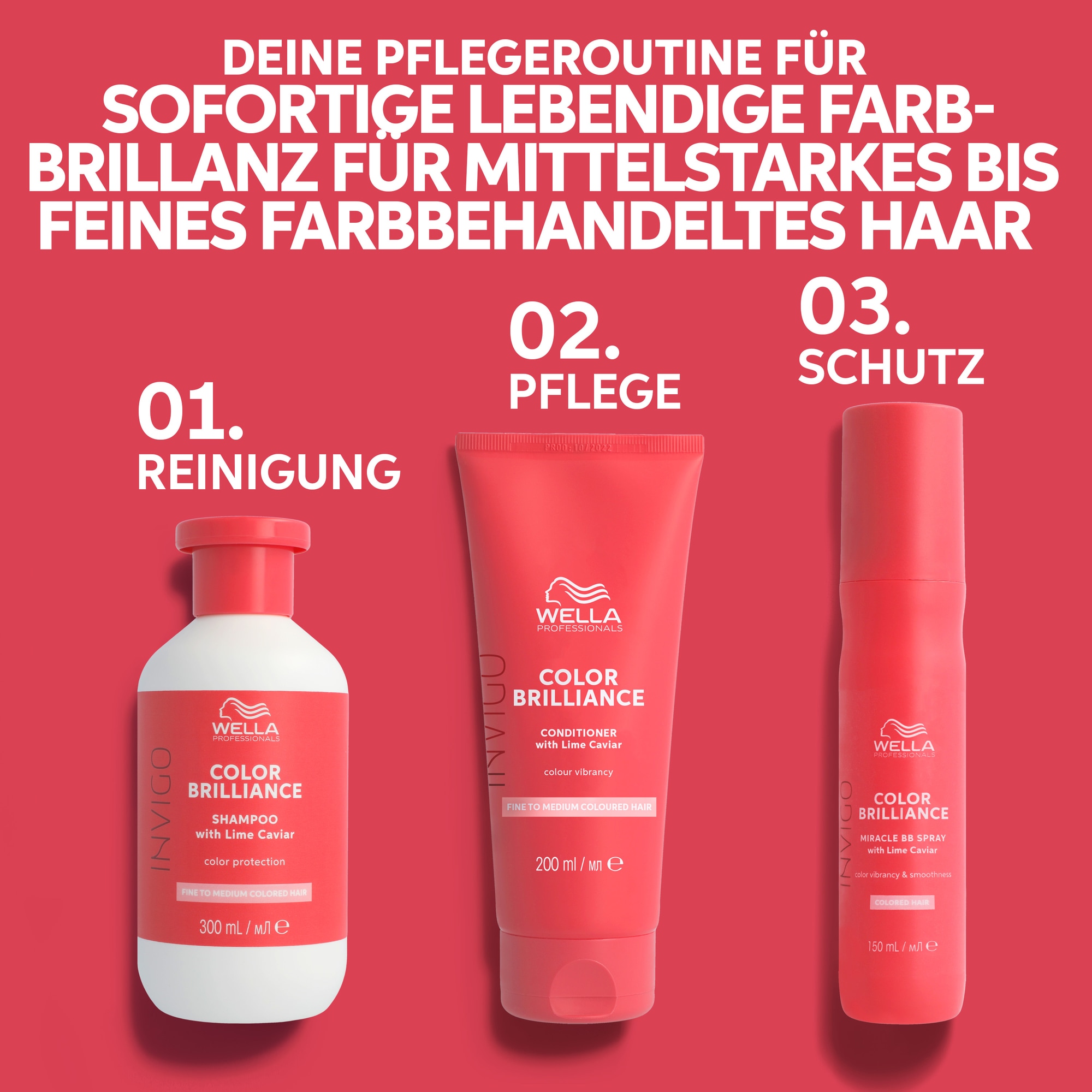 Wella Professionals Haarspülung »Color Brilliance Conditioner fein« intensiver Farbschutz, verstärkt Glanz, pflegend
