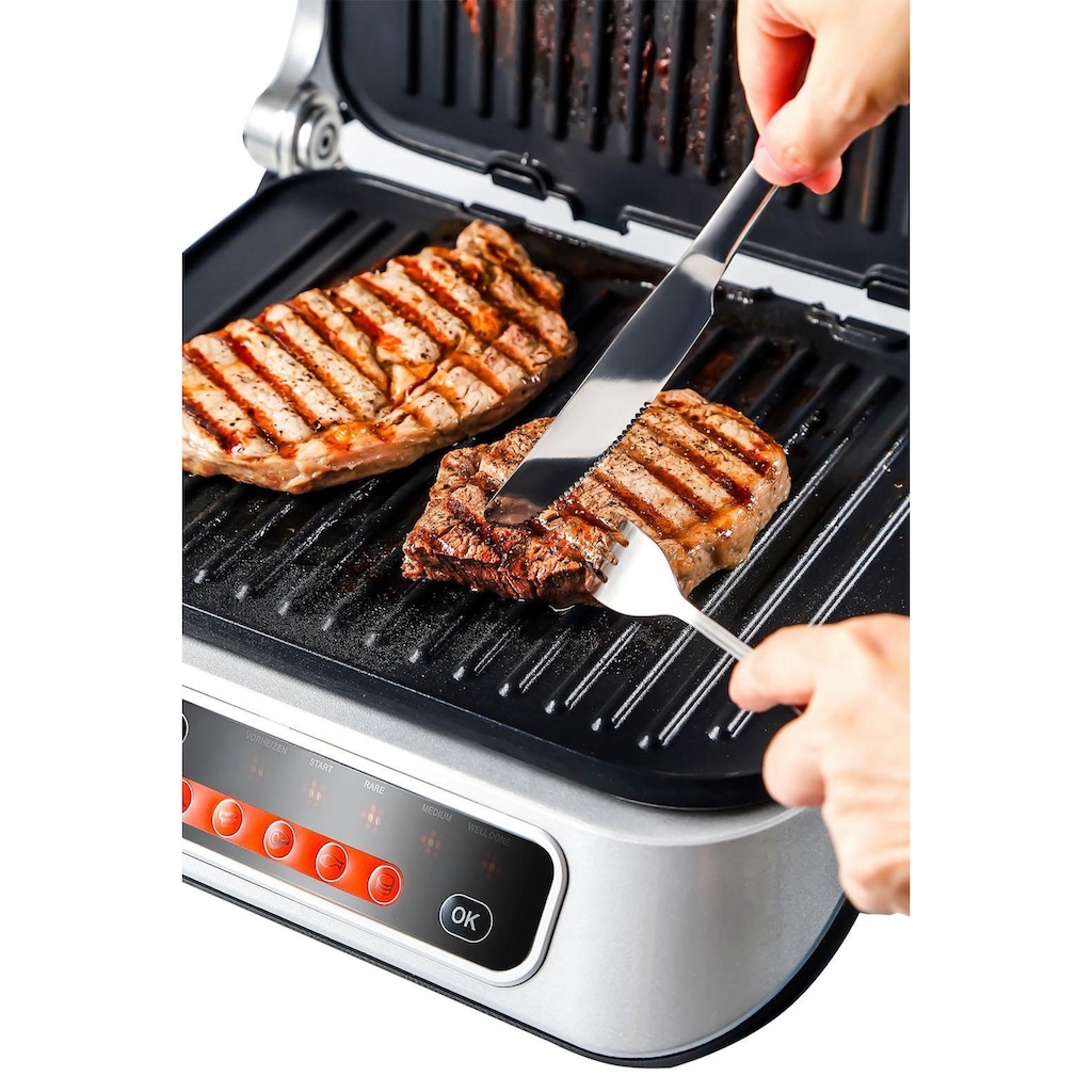 Hanseatic Kontaktgrill »83347967«, 2100 W, 7 voreingestellte Grillprogrammen, Lichtindikator