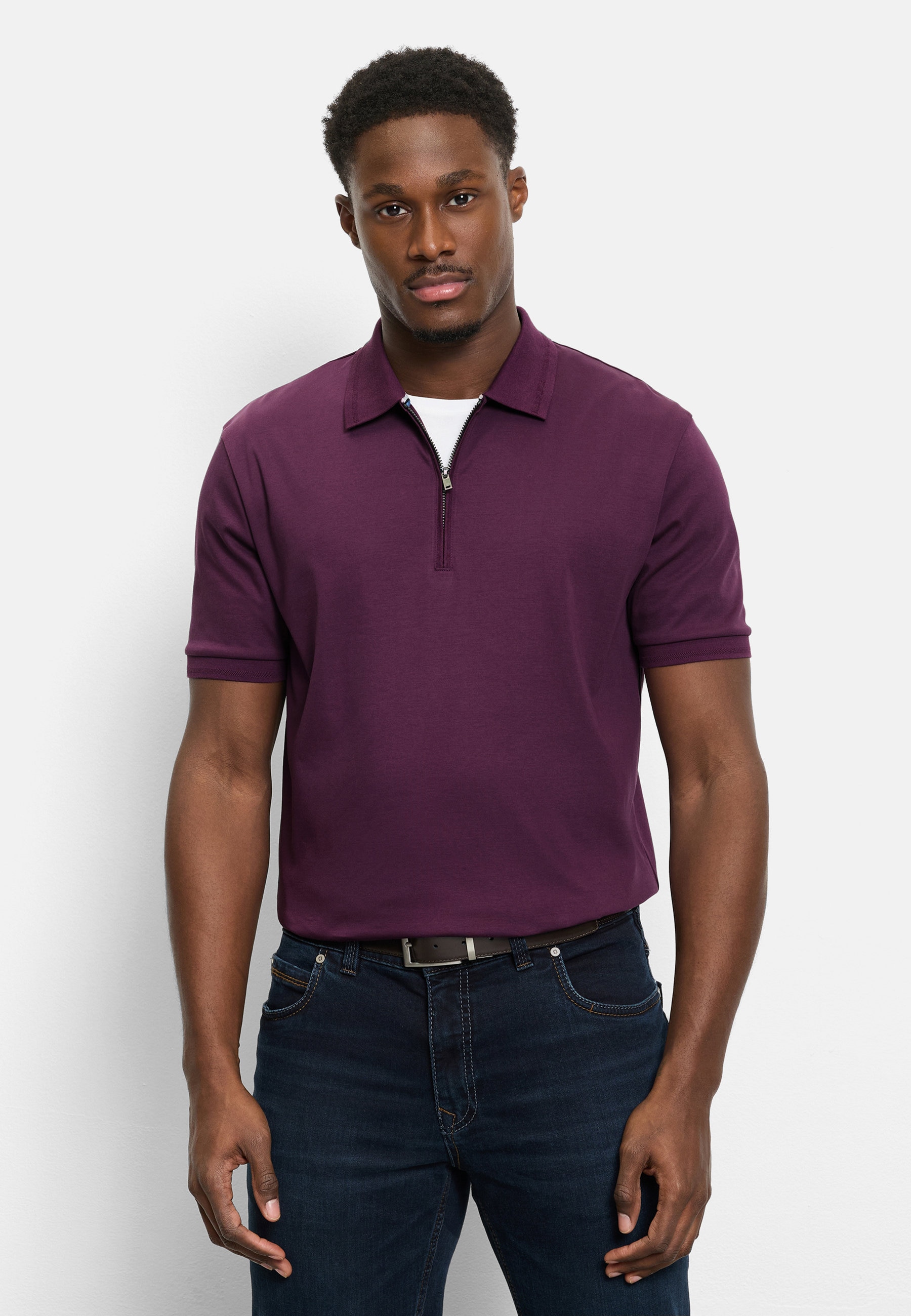 OLYMP Poloshirt "OLYMP Casual Wirk" günstig online kaufen