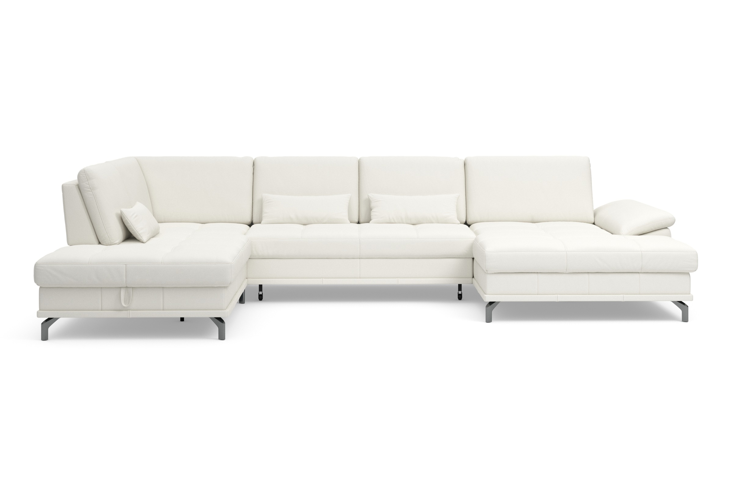 OTTO home Wohnlandschaft "Costello U-Form, B: 363 cm mit Sitztiefen-, Armte günstig online kaufen