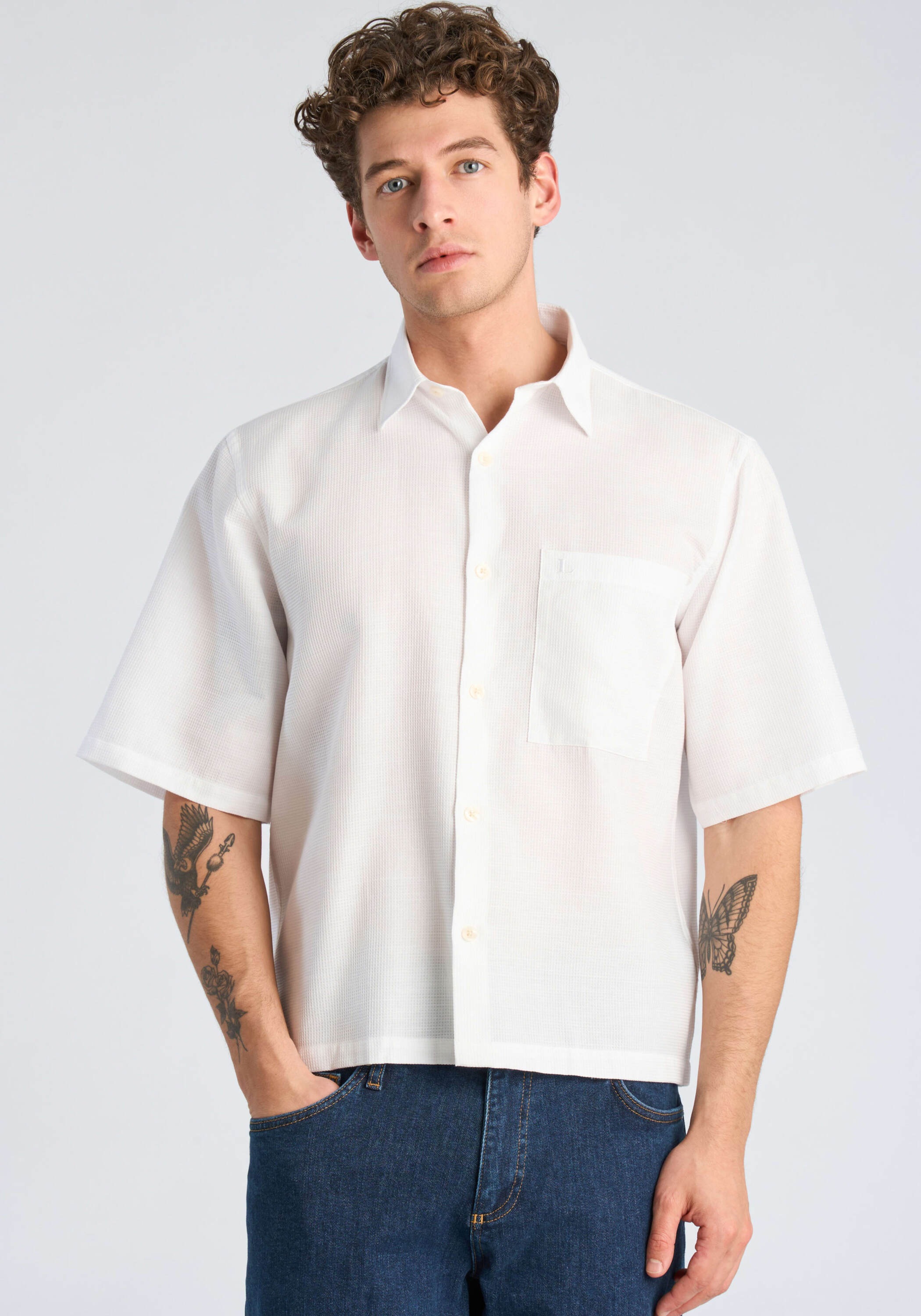 Lindberg Flannel Shirt Regular Fit White M 2
