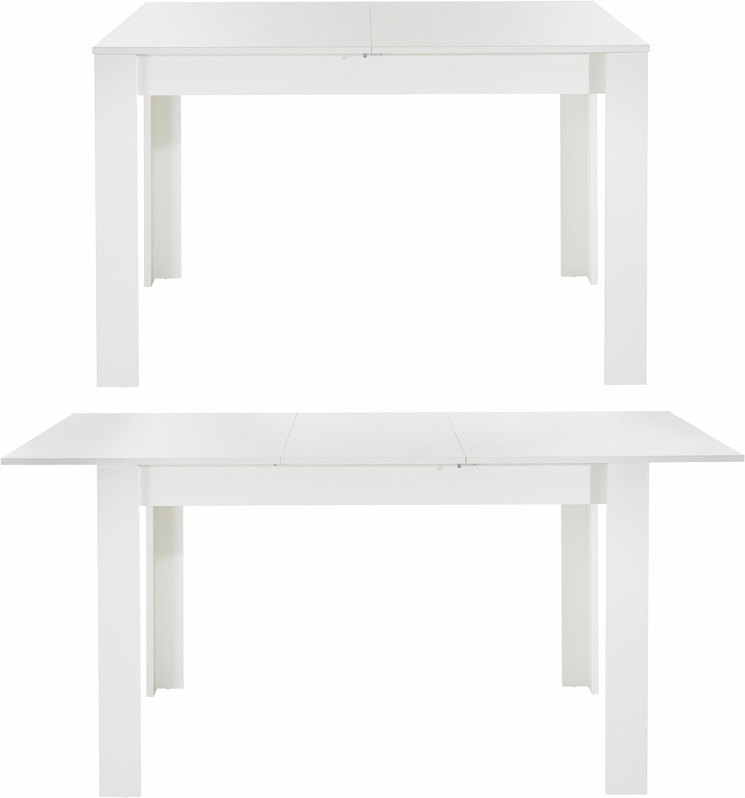 Mäusbacher Esstisch, Breite 80/110/120 cm mit Auszug