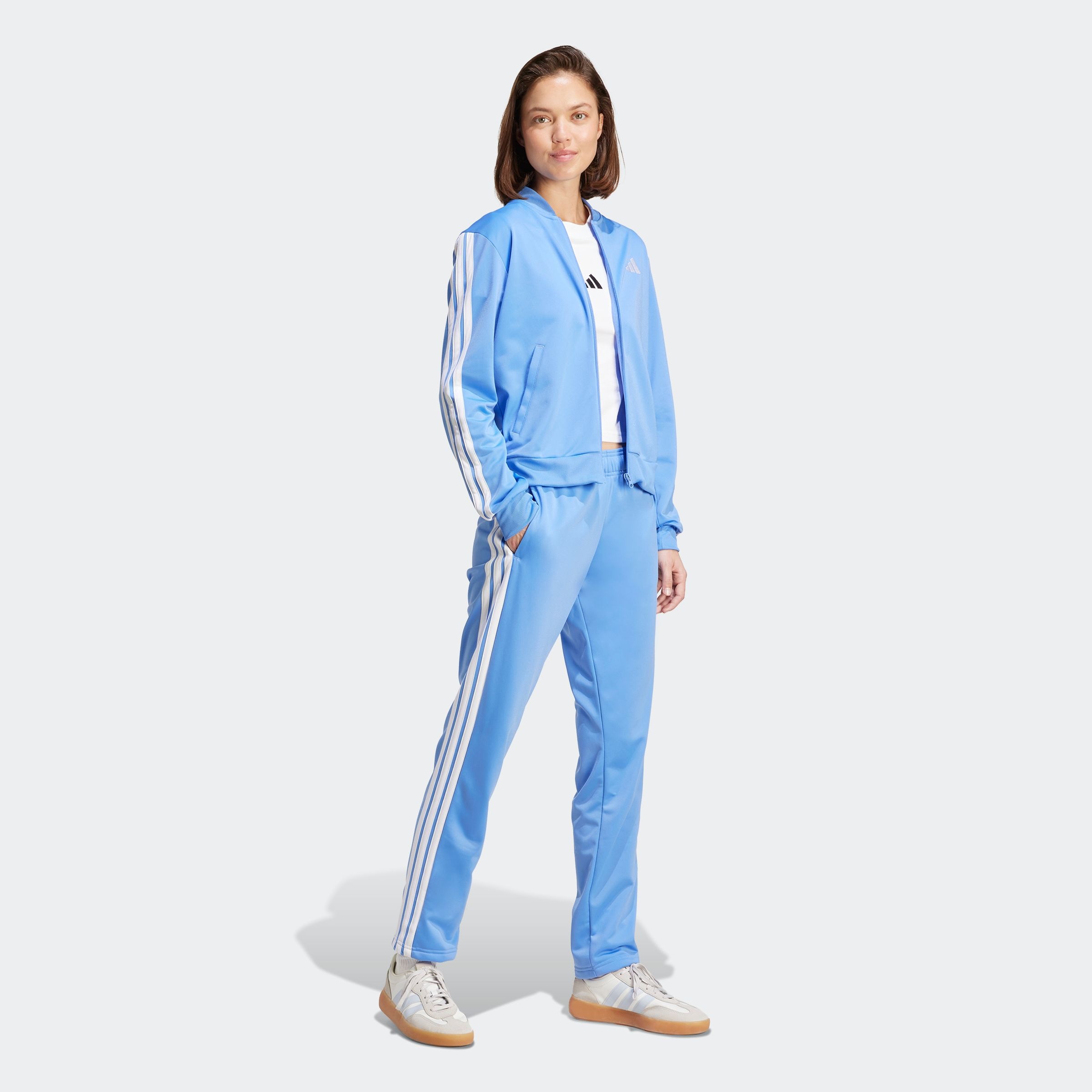 adidas Sportswear Trainingsanzug "W ESS 3S TS", (2 tlg.) günstig online kaufen