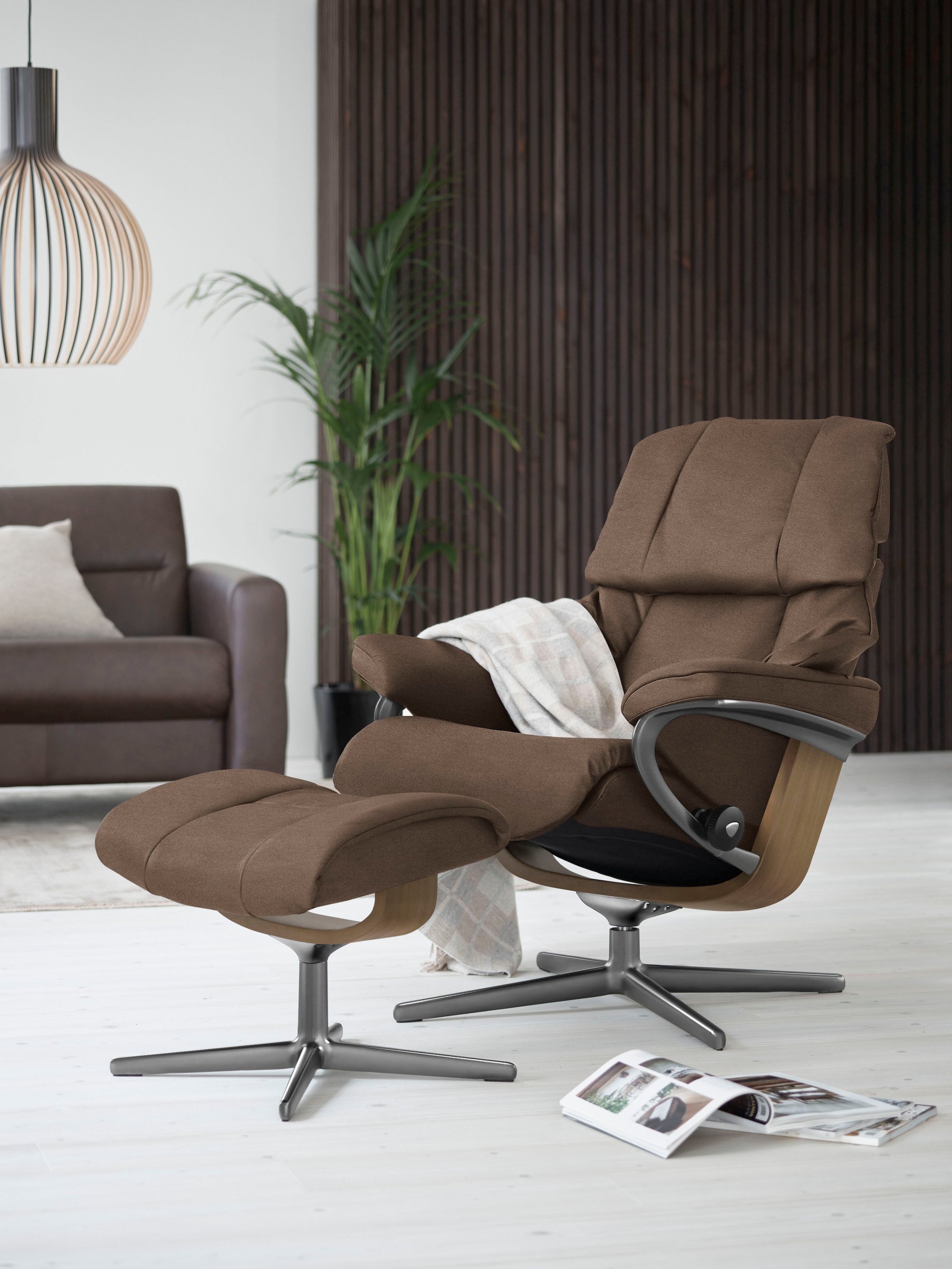Stressless Relaxsessel "Reno", (Set, Relaxsessel mit Hocker), mit Hocker, m günstig online kaufen