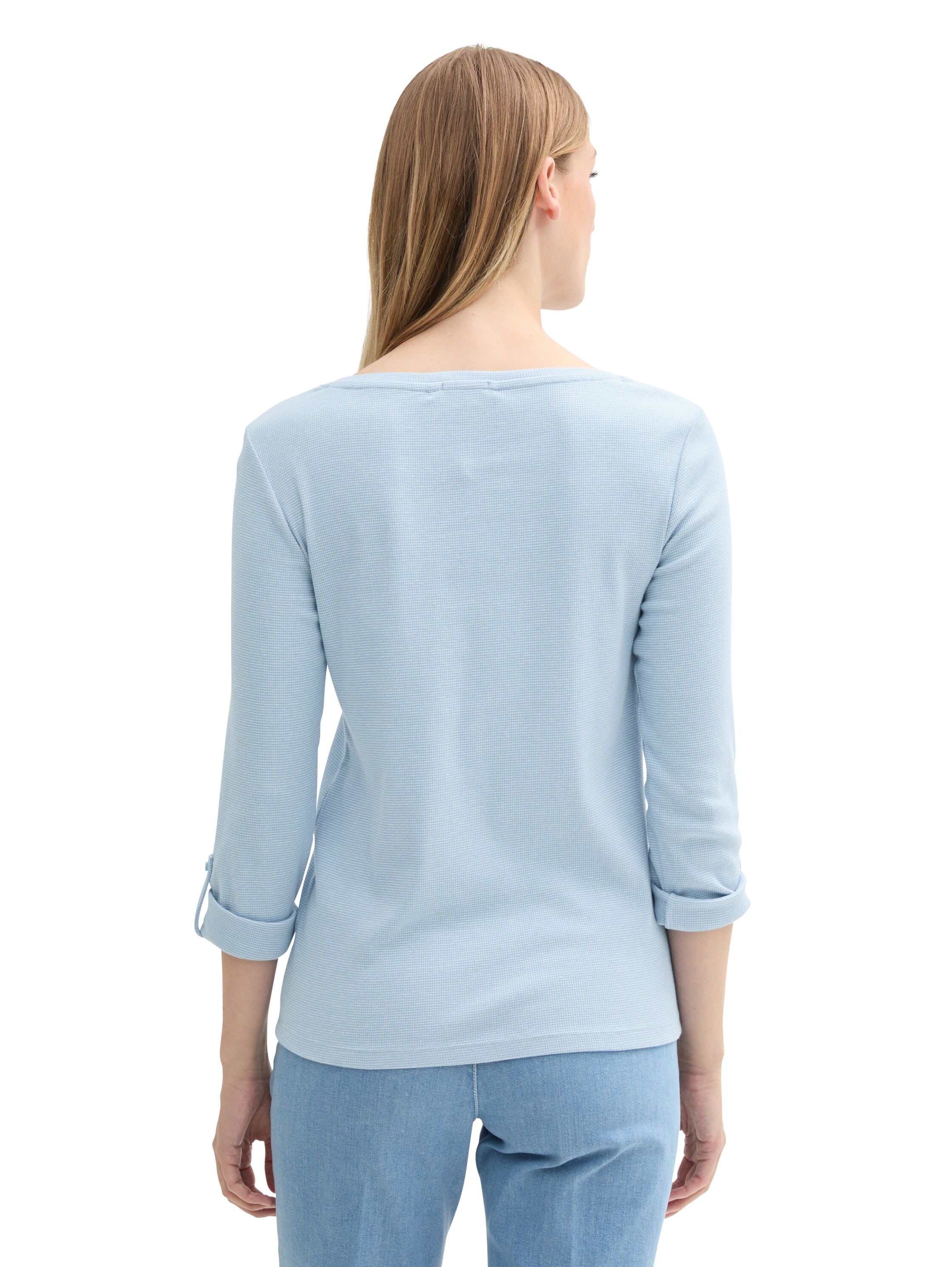 TOM TAILOR Langarmshirt, mit Henley-Ausschnitt