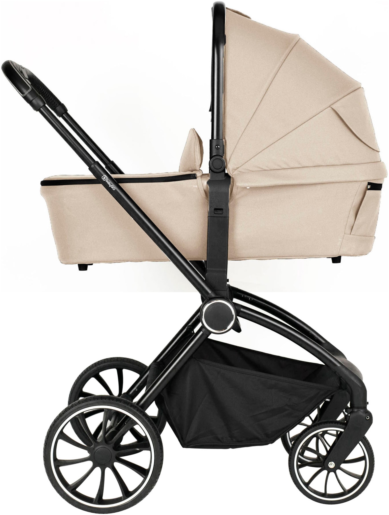 BabyGo Kombi-Kinderwagen »Harmony 3in1«, inkl. Babyschale mit Adaptern