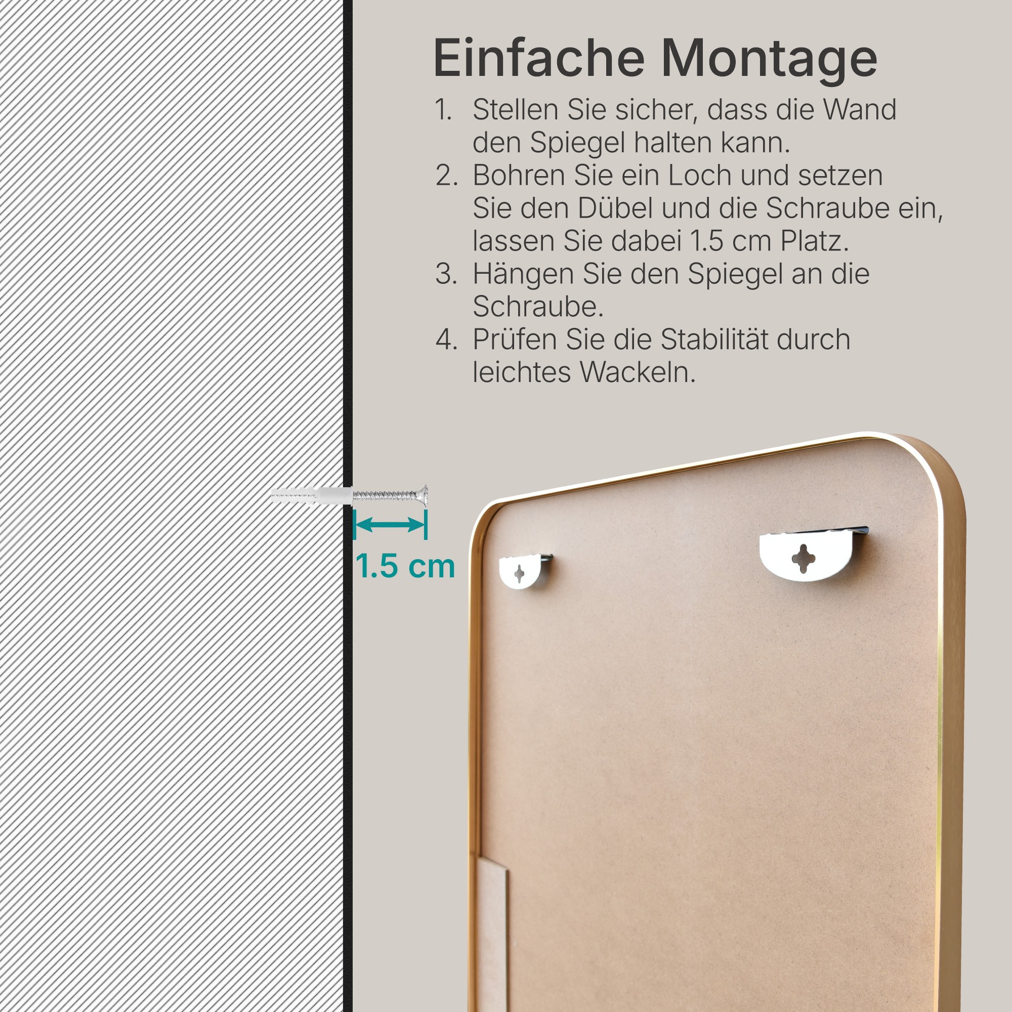 OTTO home Spiegel »Standspiegel Addrik, wahlweise in 2 Größen 150x40cm oder 160x50cm« Ganzkörperspiegel mit Sicherheitsglas, in verschiedenen Farben