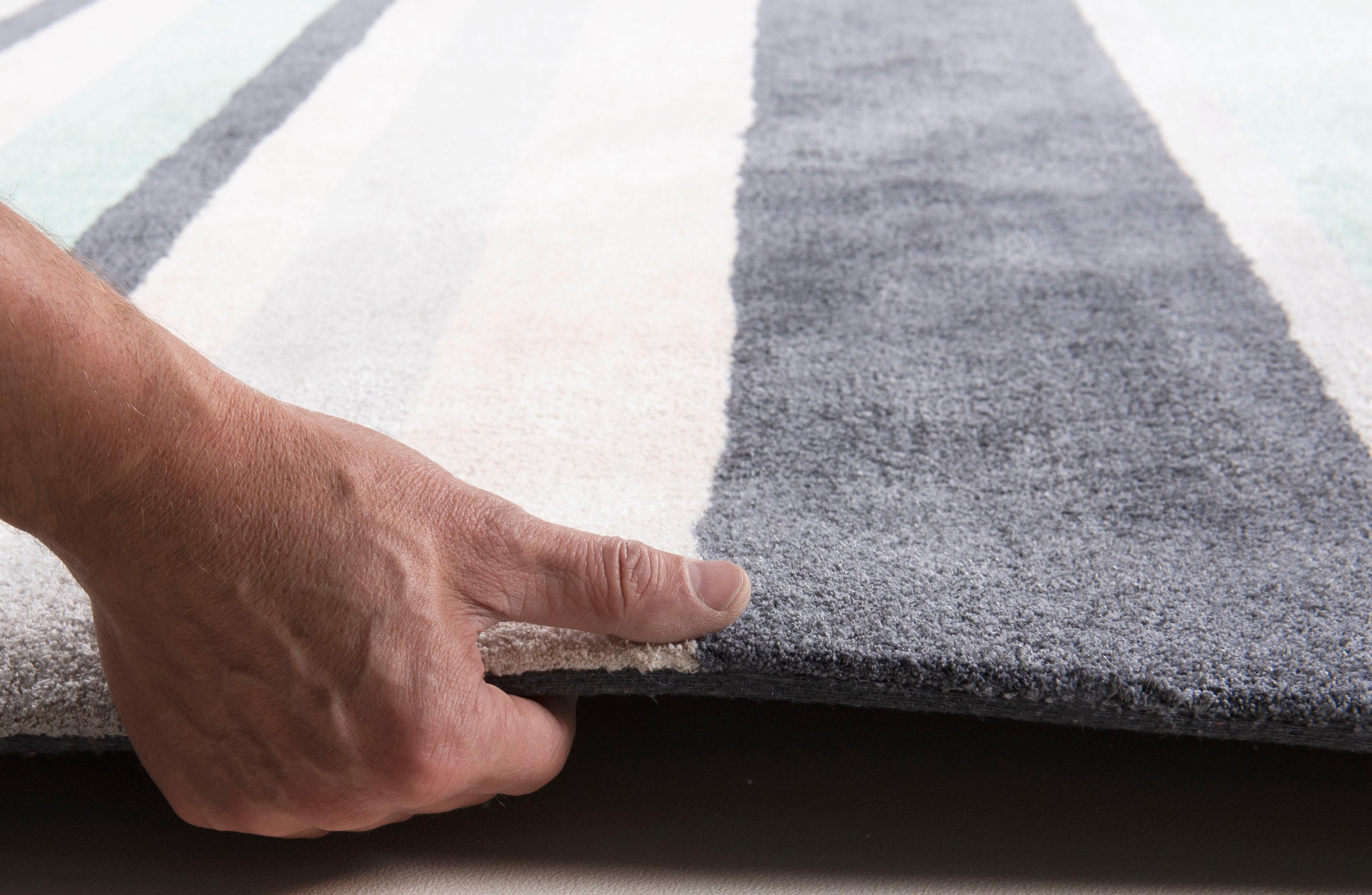 TOM TAILOR HOME Teppich »Powder Fashion«, rechteckig, 12 mm Höhe, besonders weich und flauschig, ideal im Wohnzimmer & Schlafzimmer