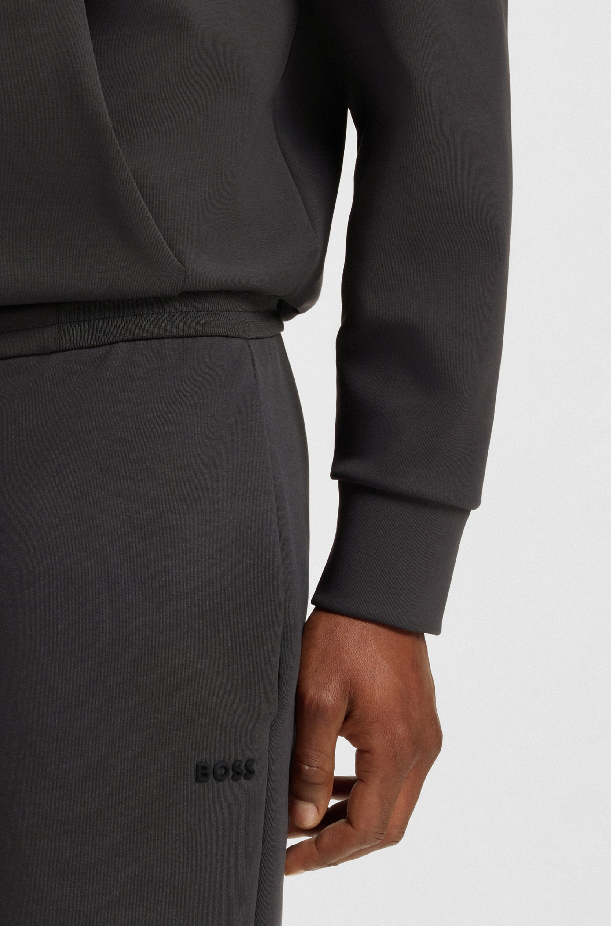 BOSS GREEN Sweatshorts "Shorts Zone", mit Streifendetails günstig online kaufen