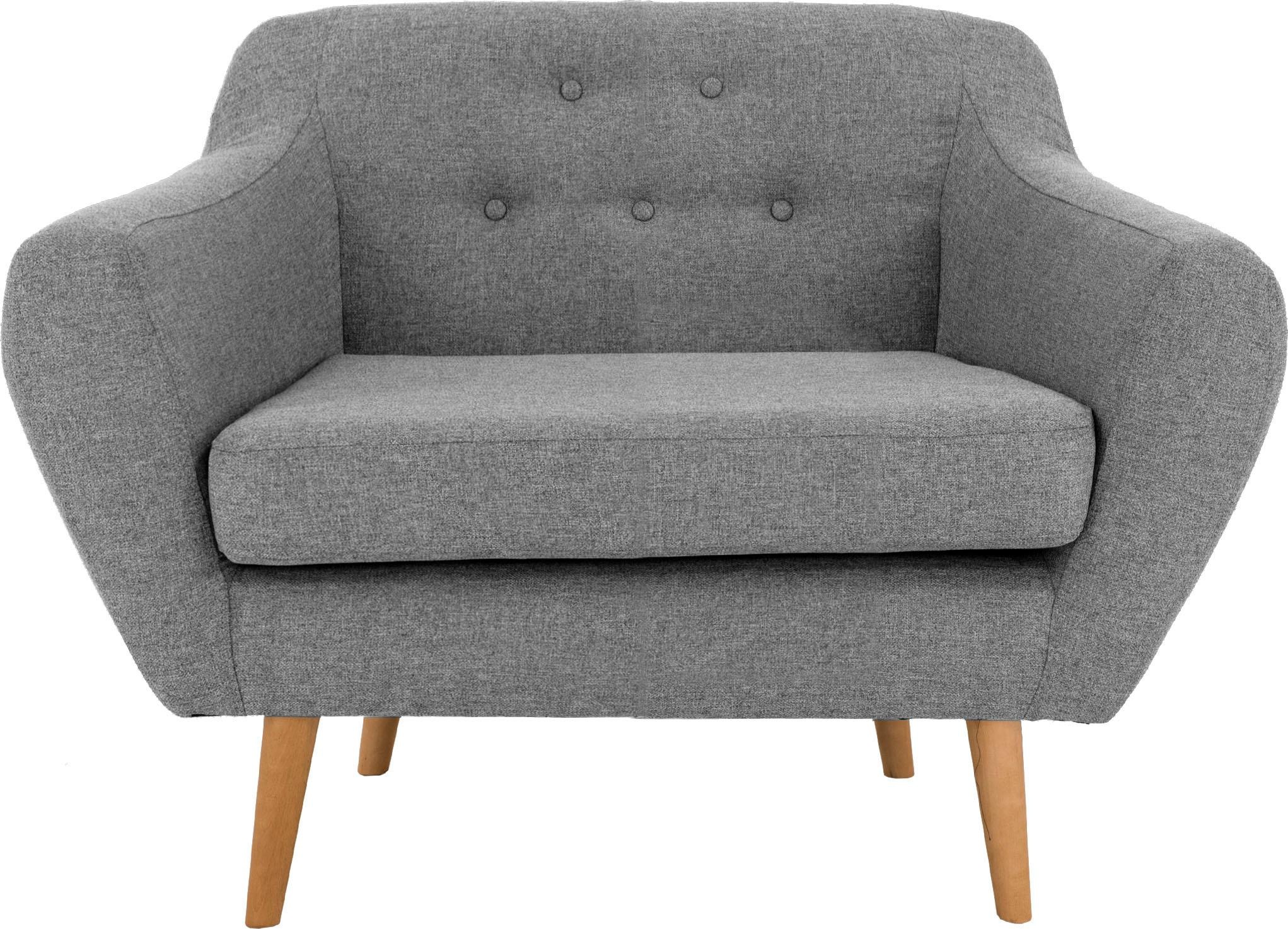 Home affaire Sessel "Renne" mit Heftung im Rücken im skandinavischem Stil günstig online kaufen