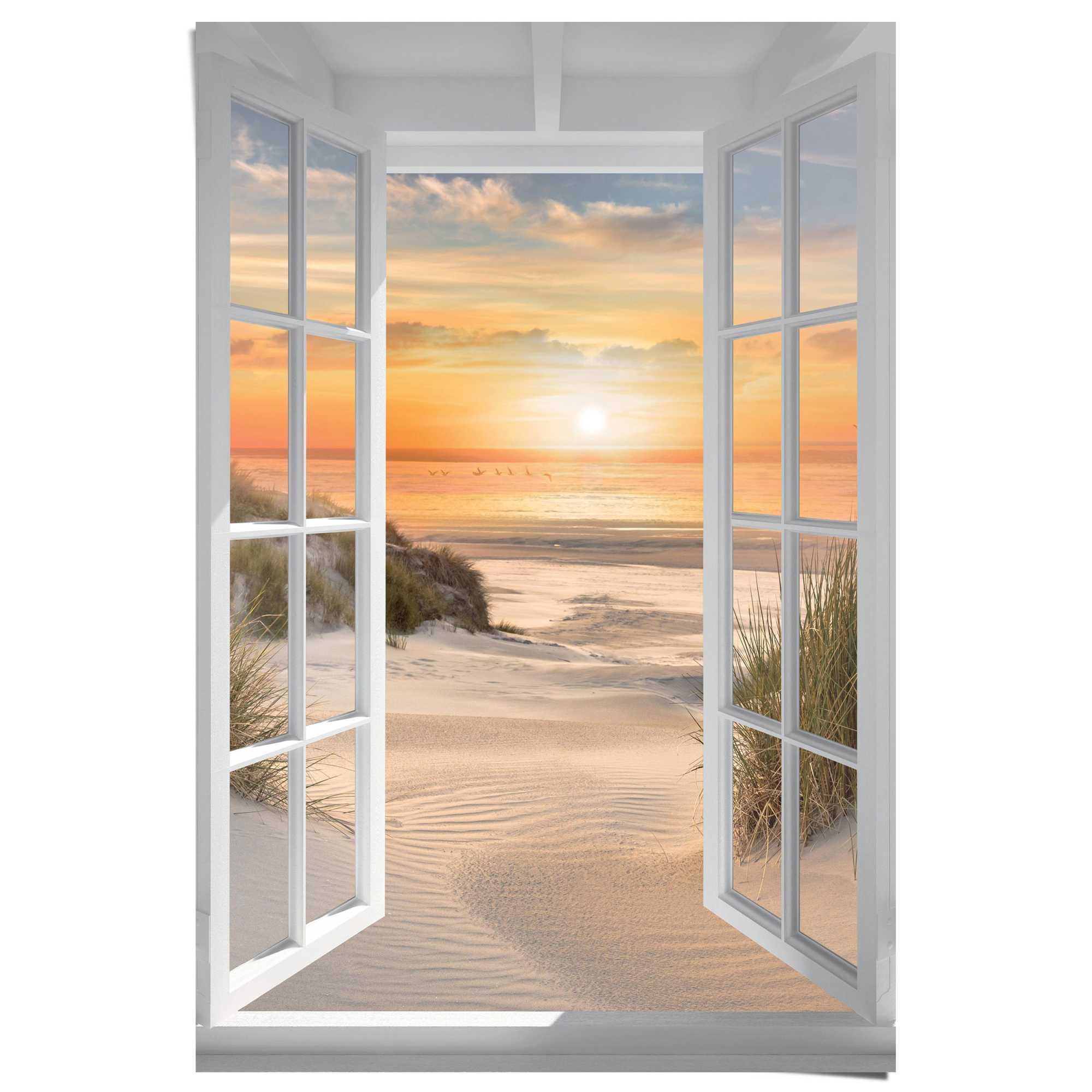 Reinders Poster "Beautiful Dunes Window" günstig online kaufen